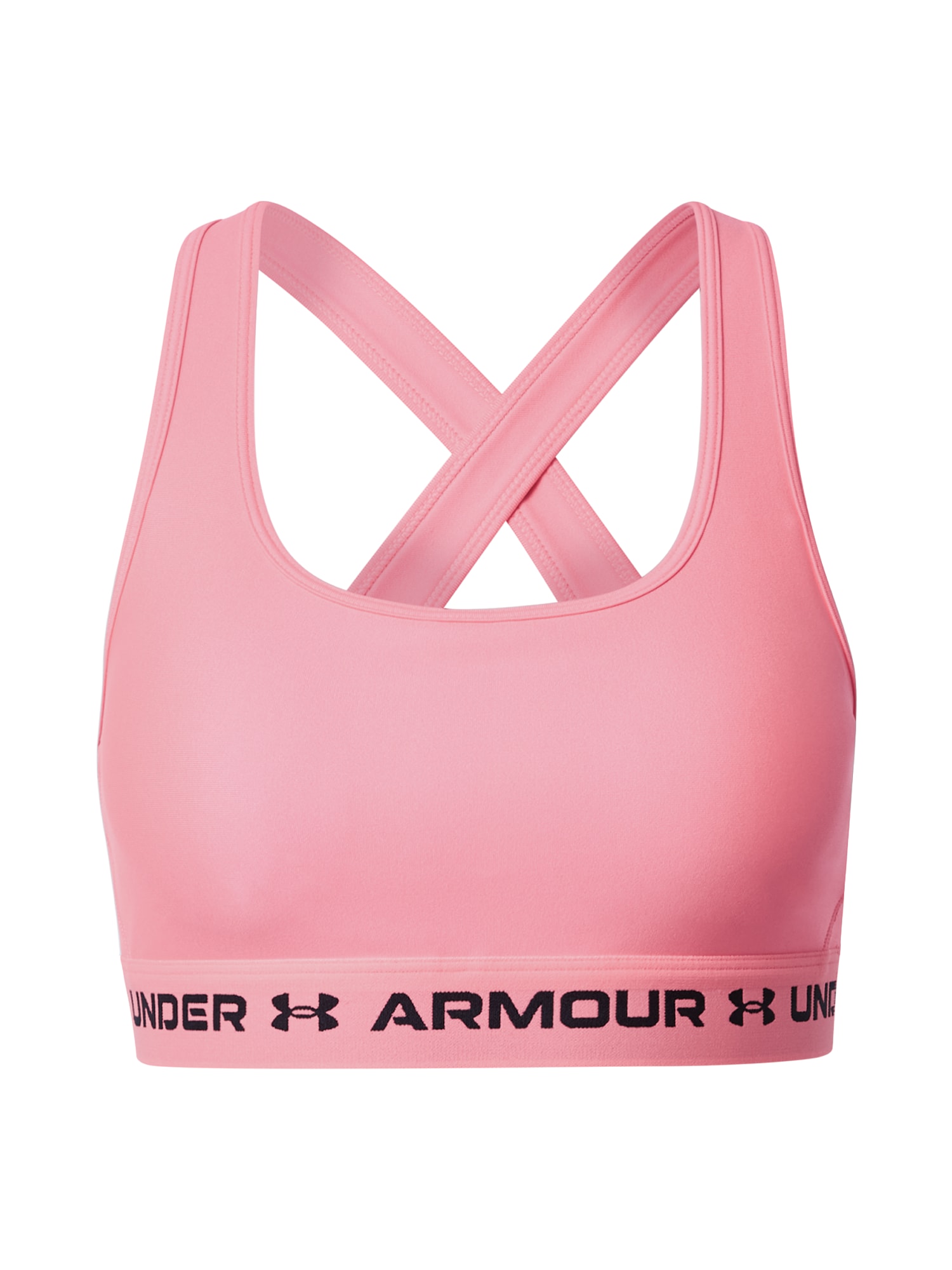 UNDER ARMOUR Športni nederček  roza / črna