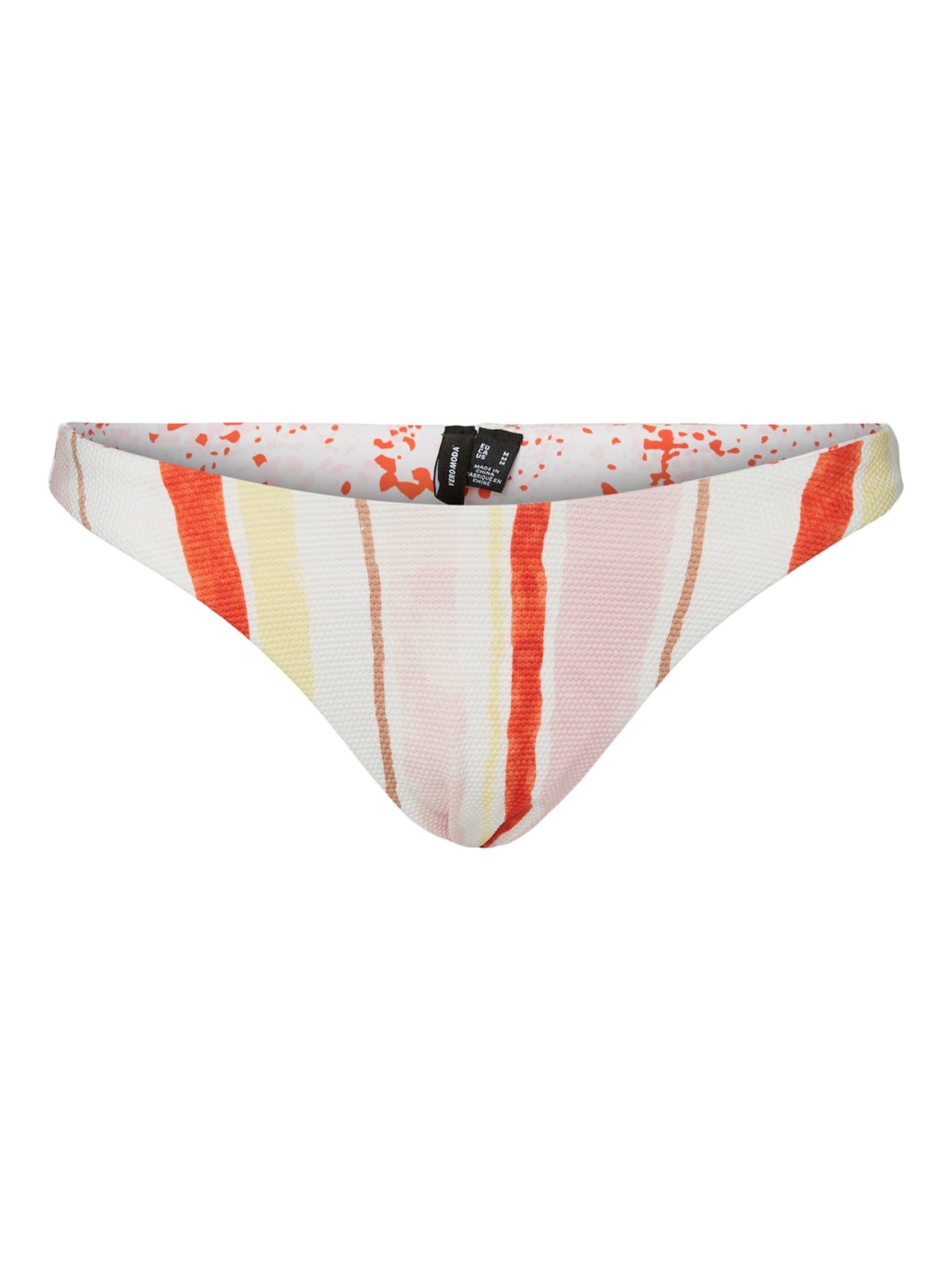 VERO MODA Bikini hlačke 'Sine'  svetlo rjava / svetlo rumena / temno oranžna / roza / bela