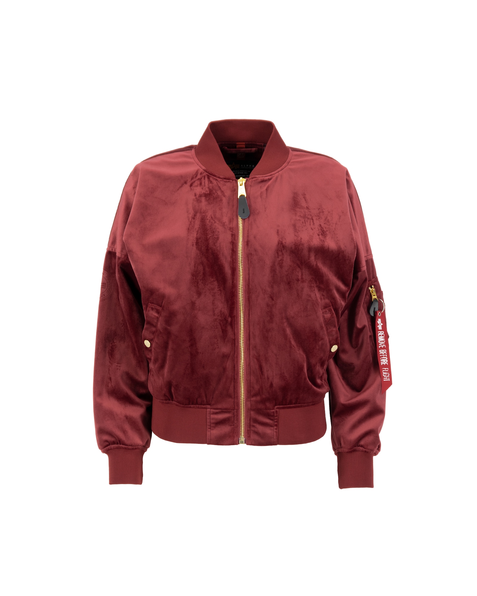 ALPHA INDUSTRIES Prehodna jakna  burgund