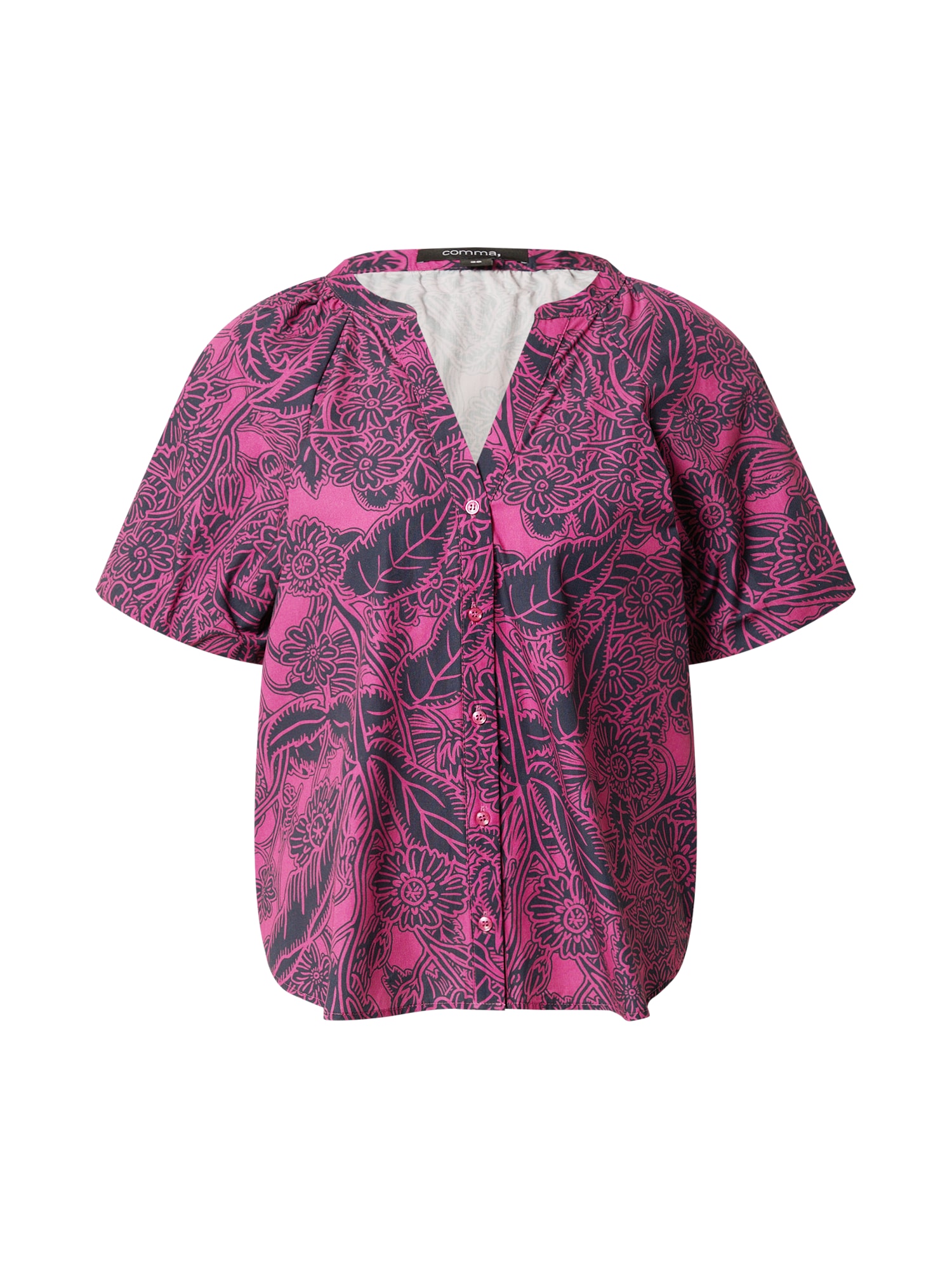 COMMA Bluza  temno modra / magenta