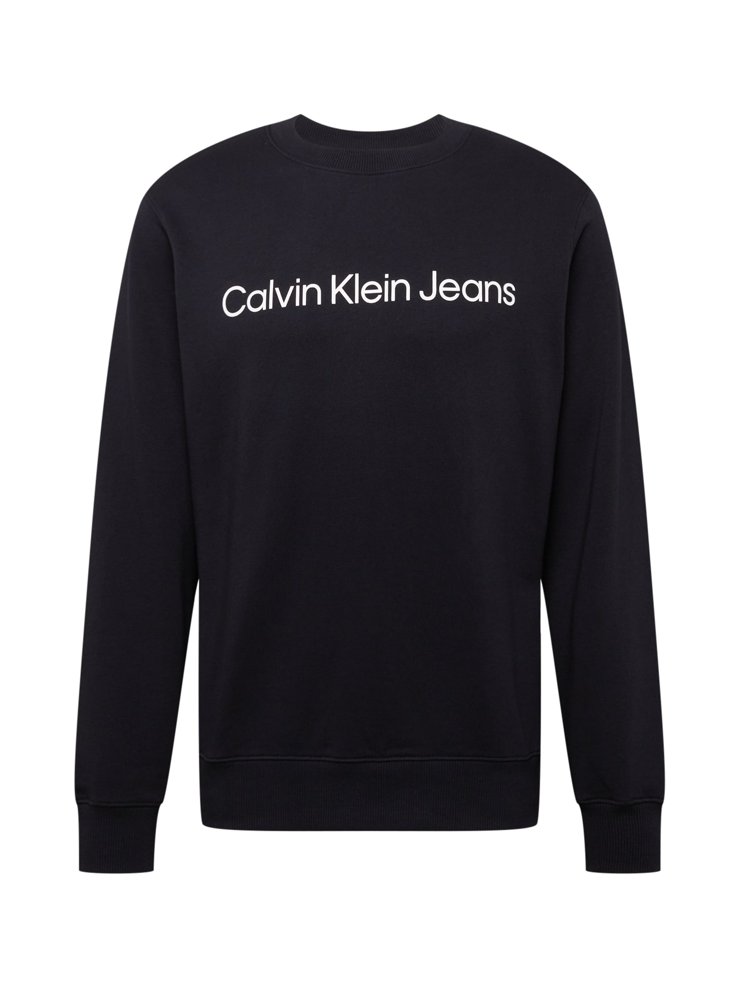 Calvin Klein Jeans Majica  črna / bela