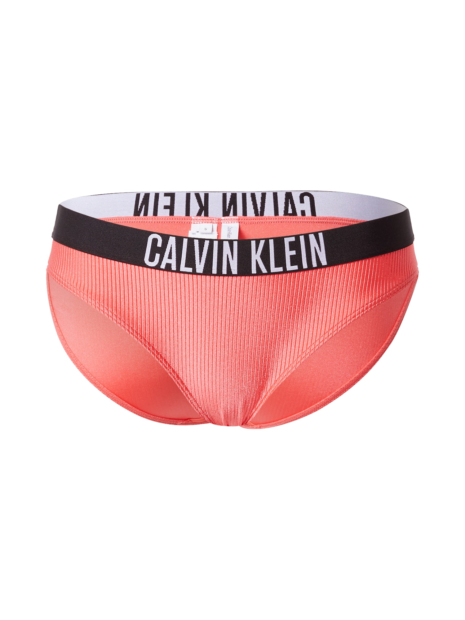 Calvin Klein Swimwear Bikini hlačke 'Intense Power'  korala / črna / bela