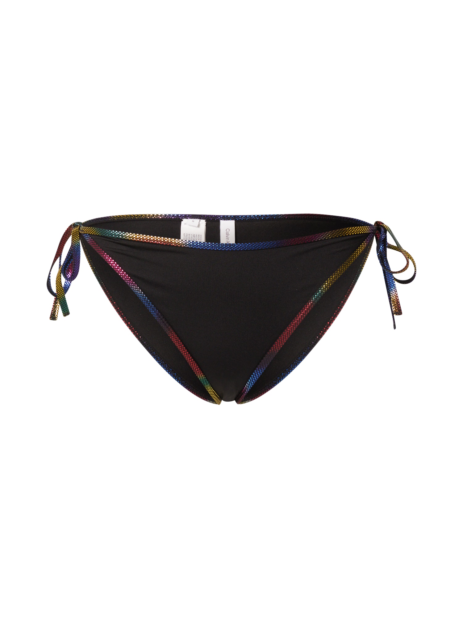 Calvin Klein Swimwear Bikini hlačke 'Pride'  mešane barve / črna