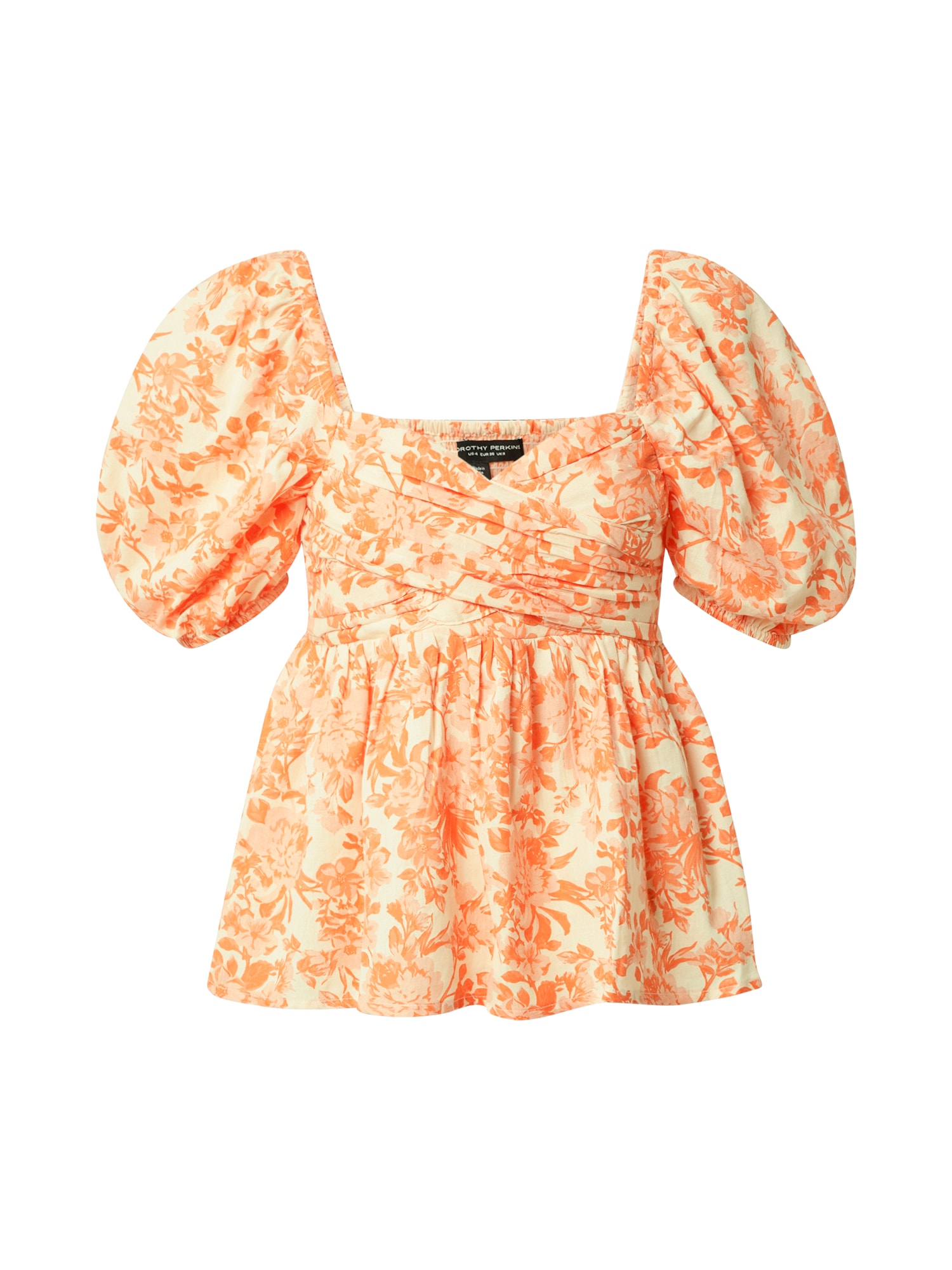 Dorothy Perkins Bluza  pastelno rumena / marelica / rjasto rdeča