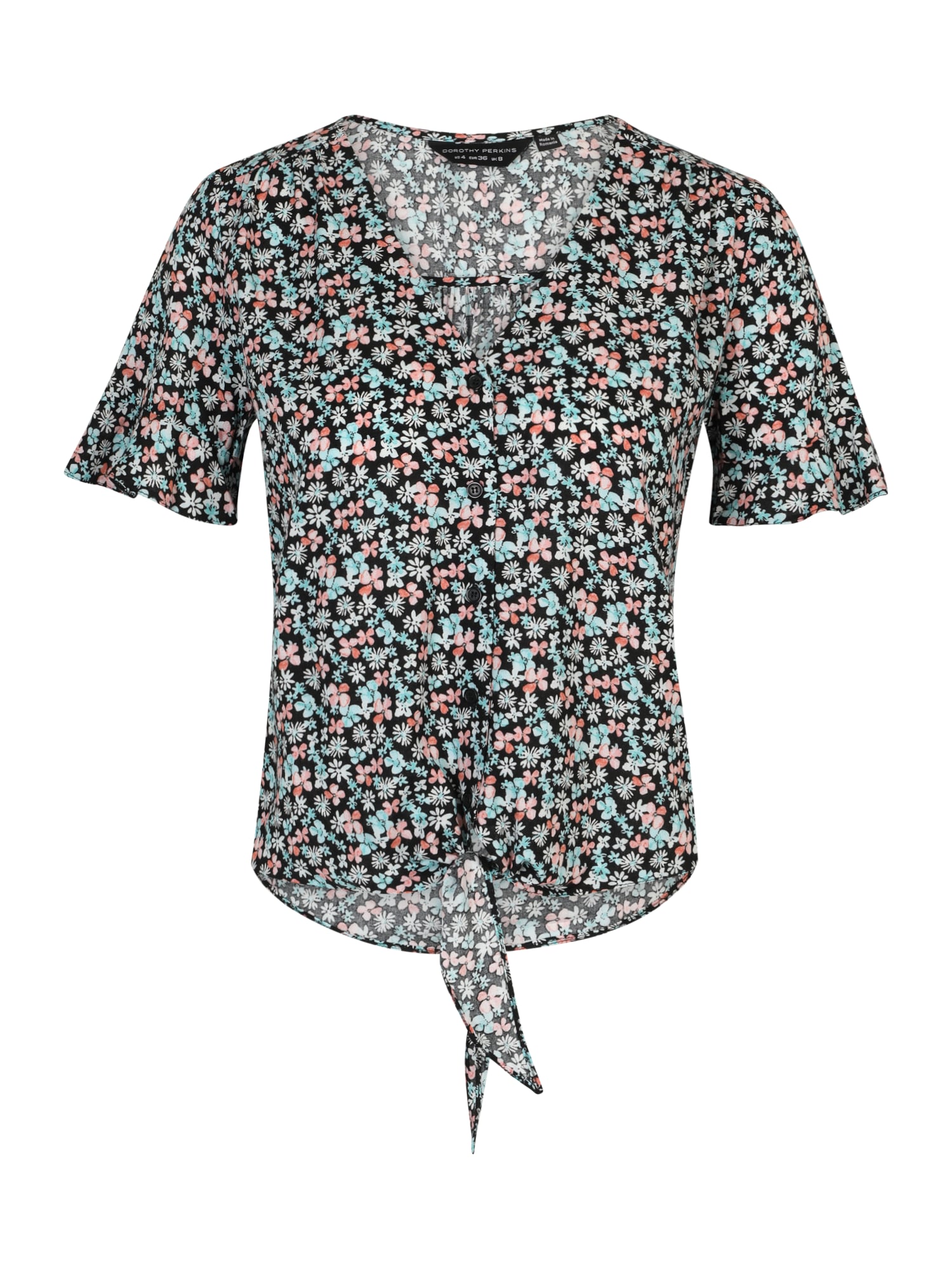 Dorothy Perkins Bluza  svetlo modra / roza / črna / bela