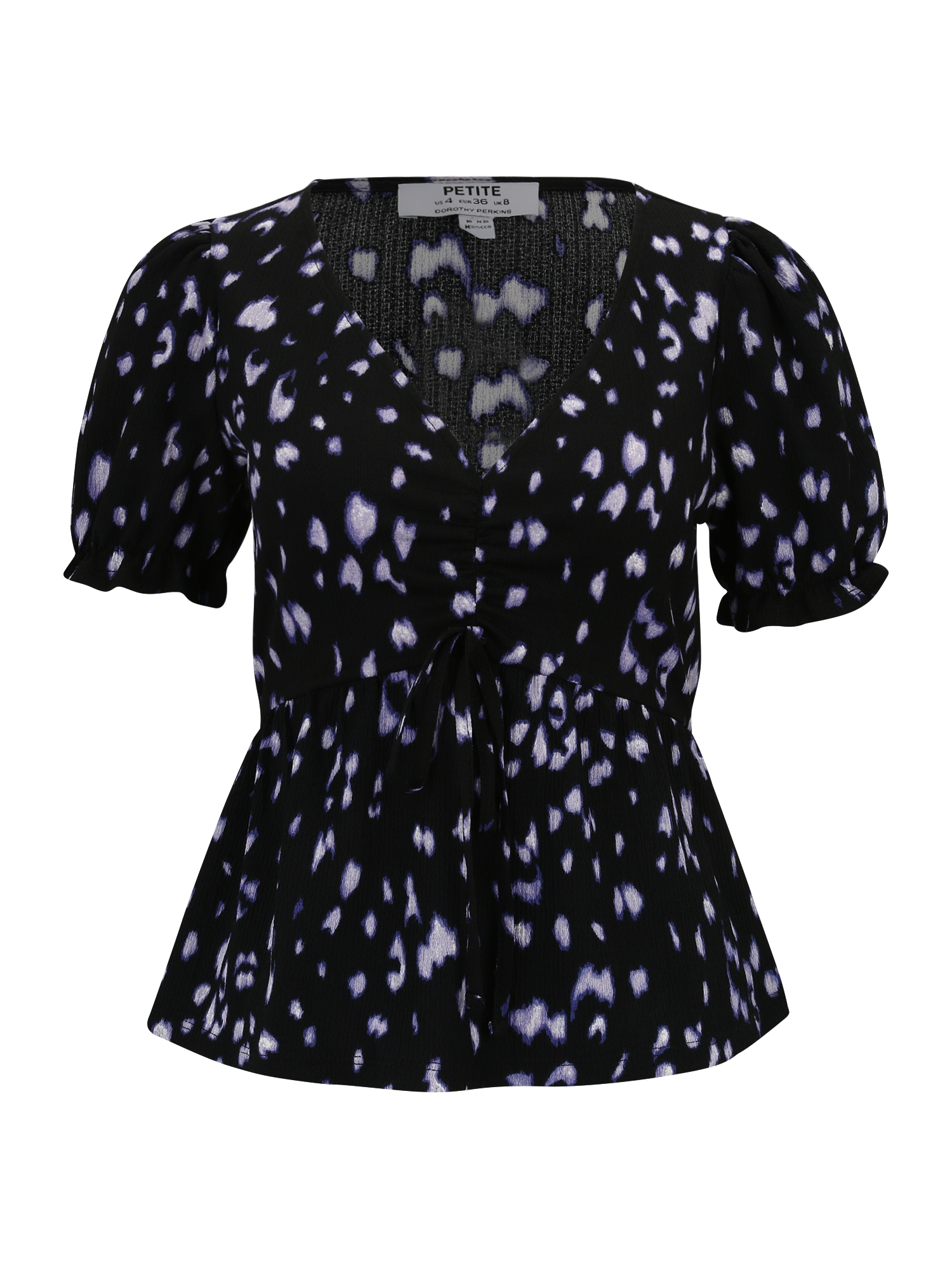 Dorothy Perkins Petite Bluza  modra / temno modra / bela