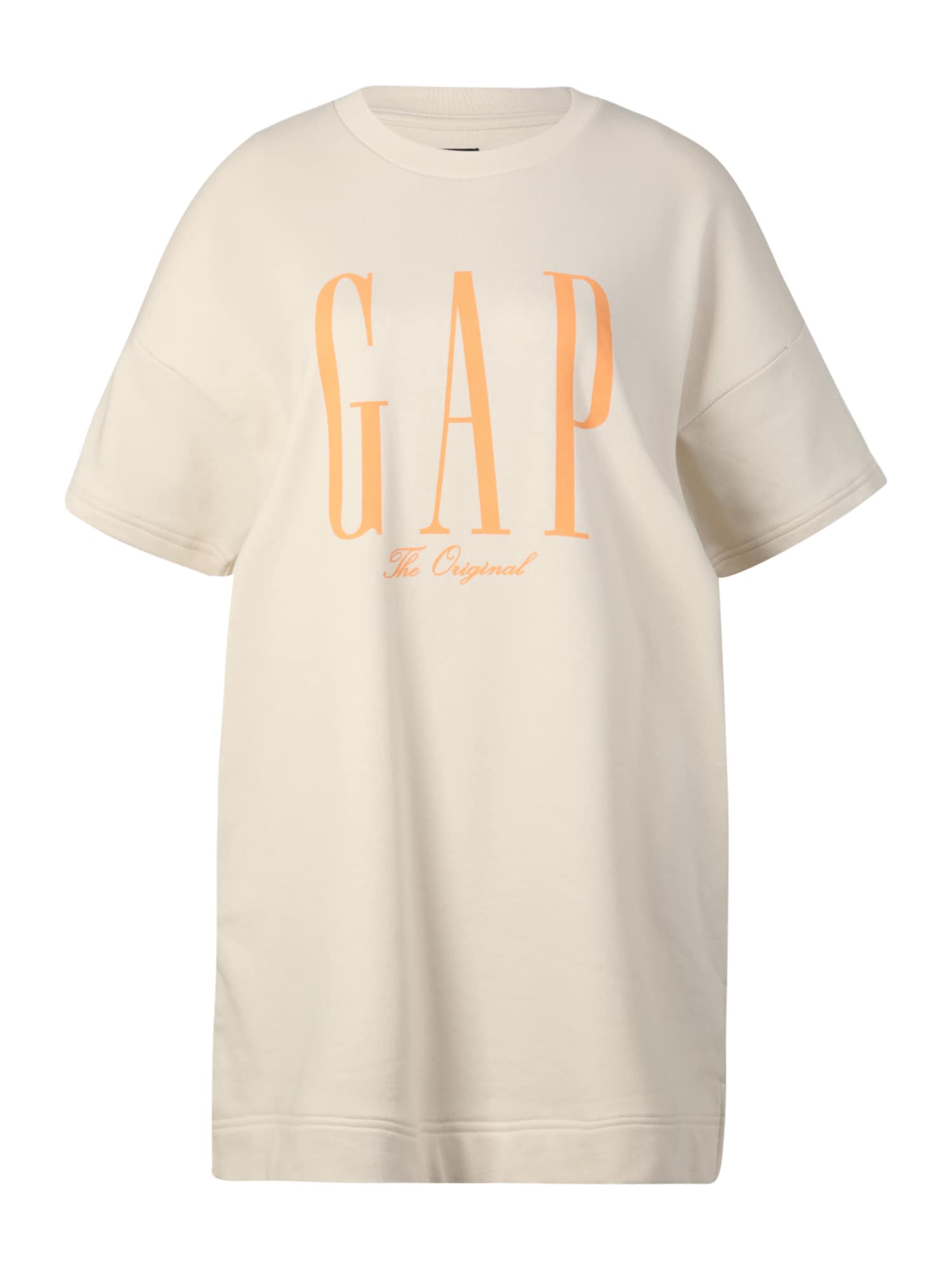 Gap Petite Obleka  bež / oranžna