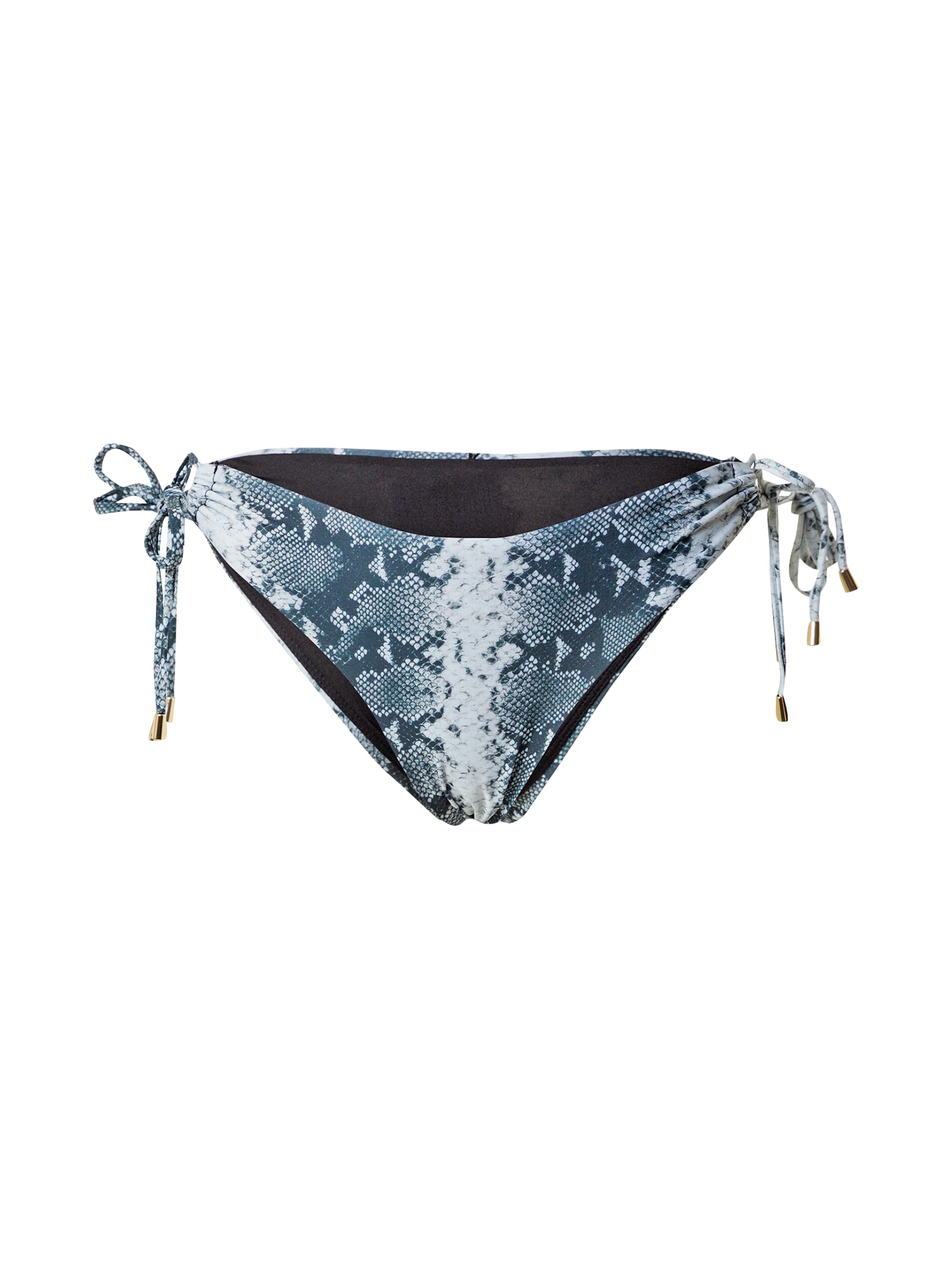 Hunkemöller Bikini hlačke 'Dominica'  golobje modra / pastelno modra / črna