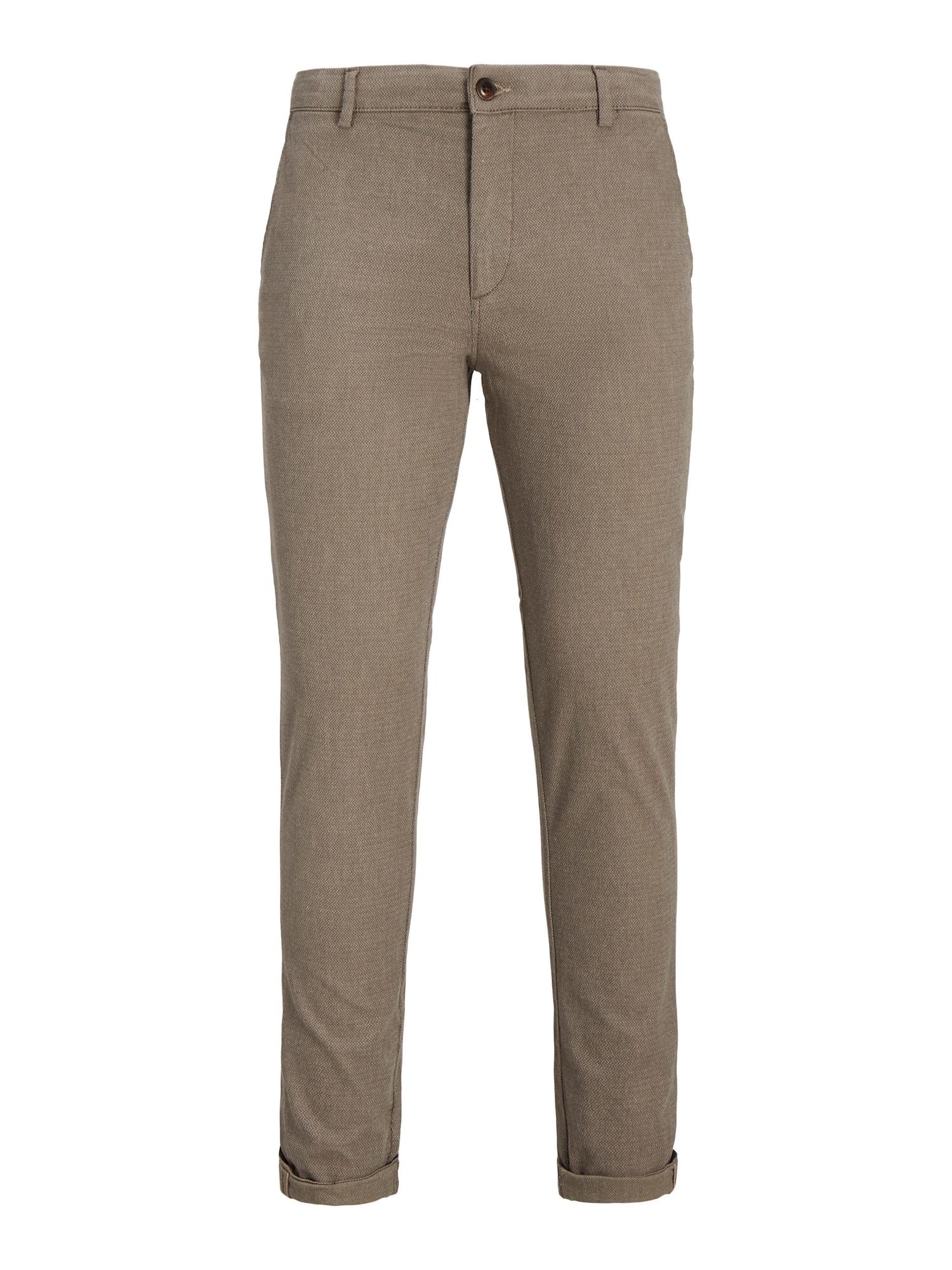 JACK & JONES Chino hlače 'Marco Fury'  svetlo rjava