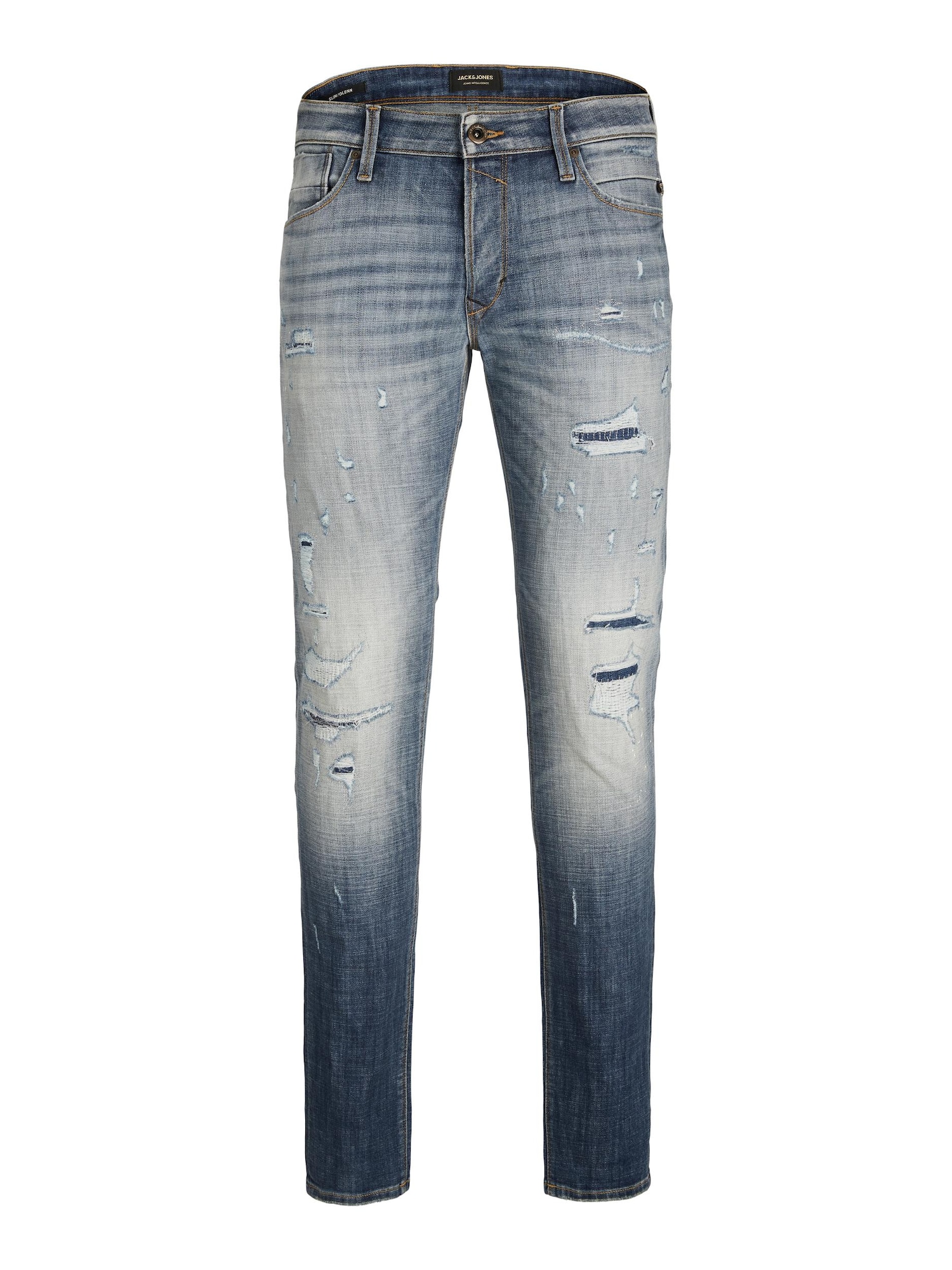 JACK & JONES Kavbojke 'GLENN'  moder denim