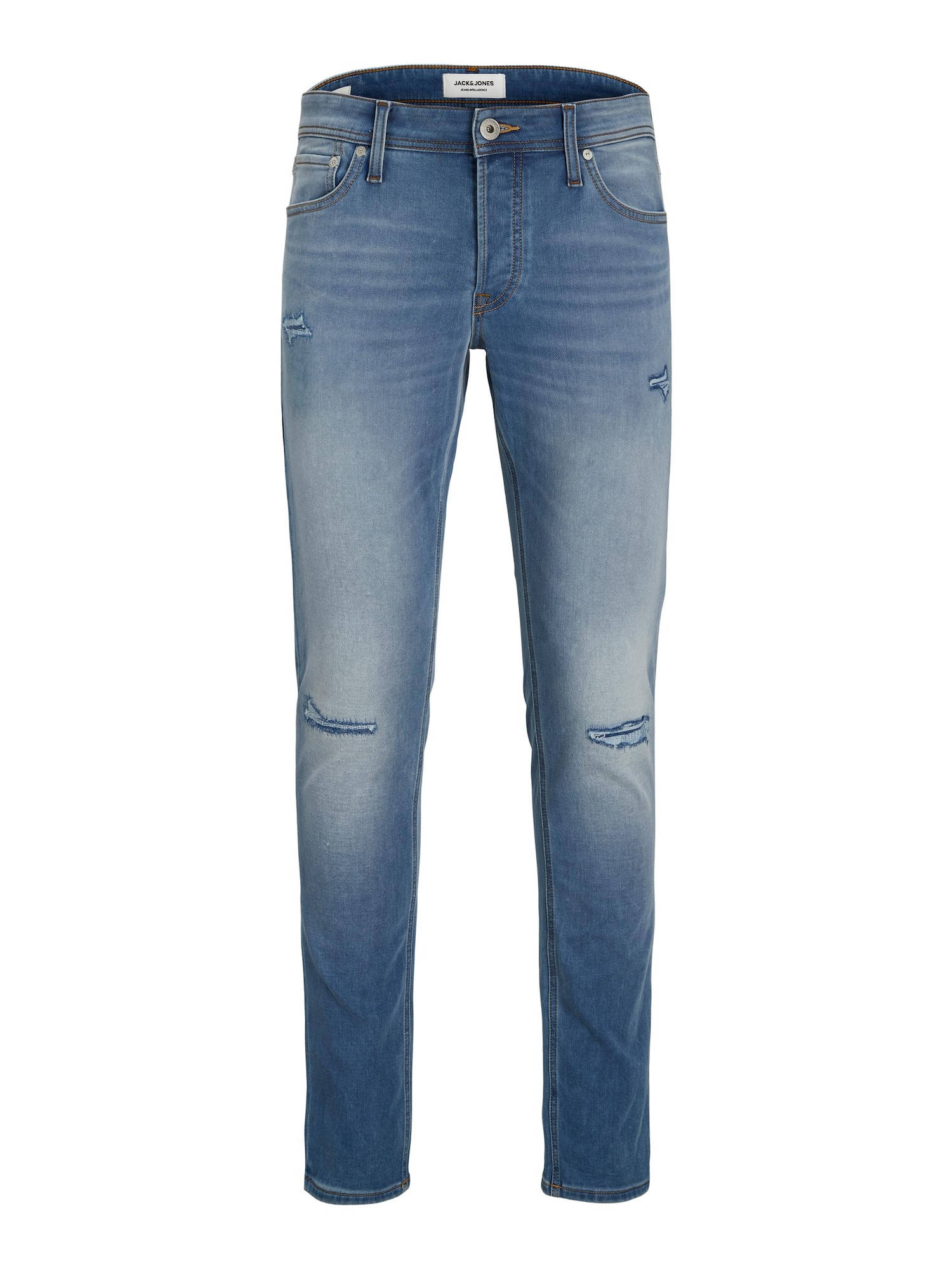 JACK & JONES Kavbojke 'GLENN'  moder denim