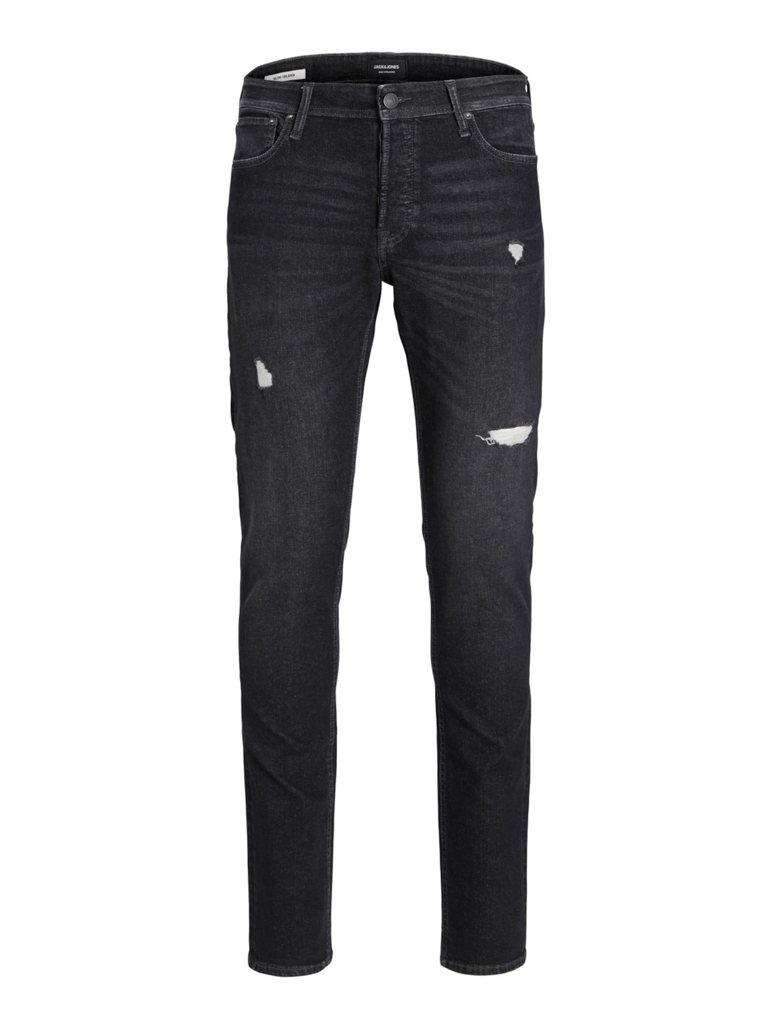 JACK & JONES Kavbojke 'Glenn'  črn denim