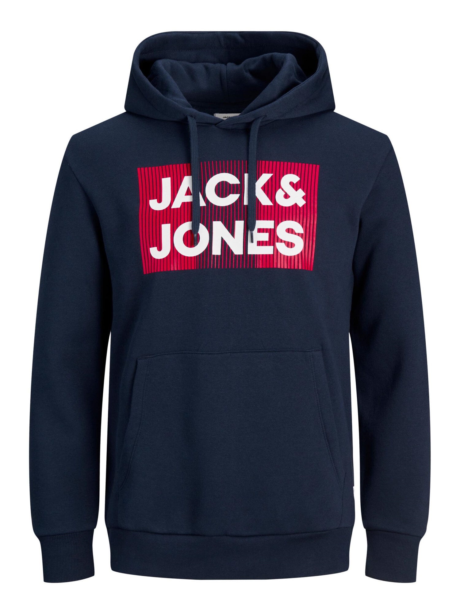 JACK & JONES Majica  nočno modra / rdeča / bela