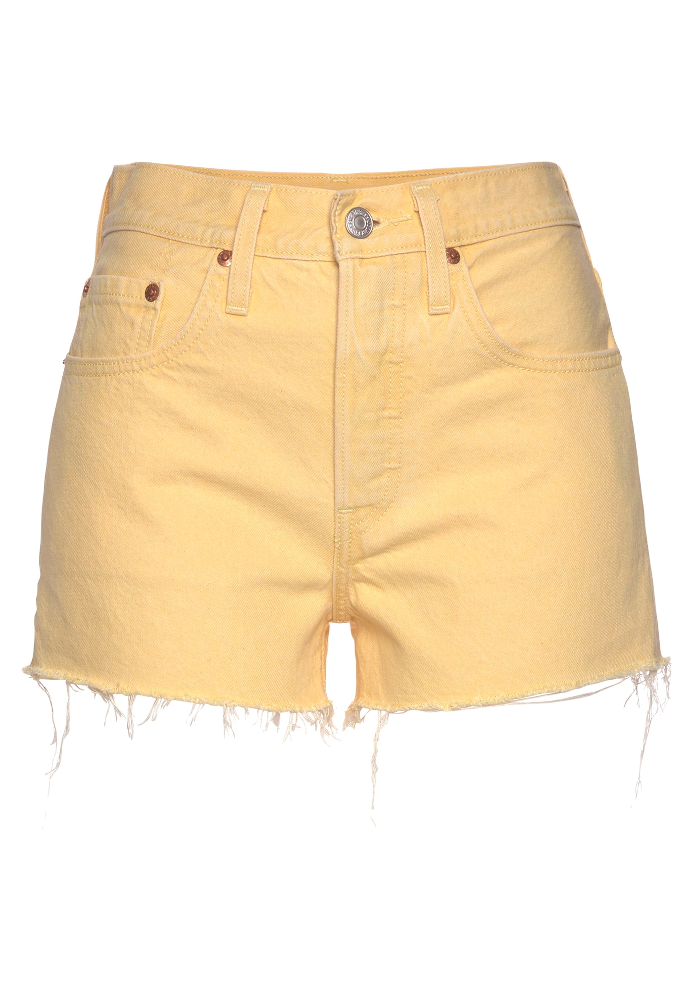 LEVI'S Kavbojke '501® HIGH RISE SHORT'  pastelno oranžna