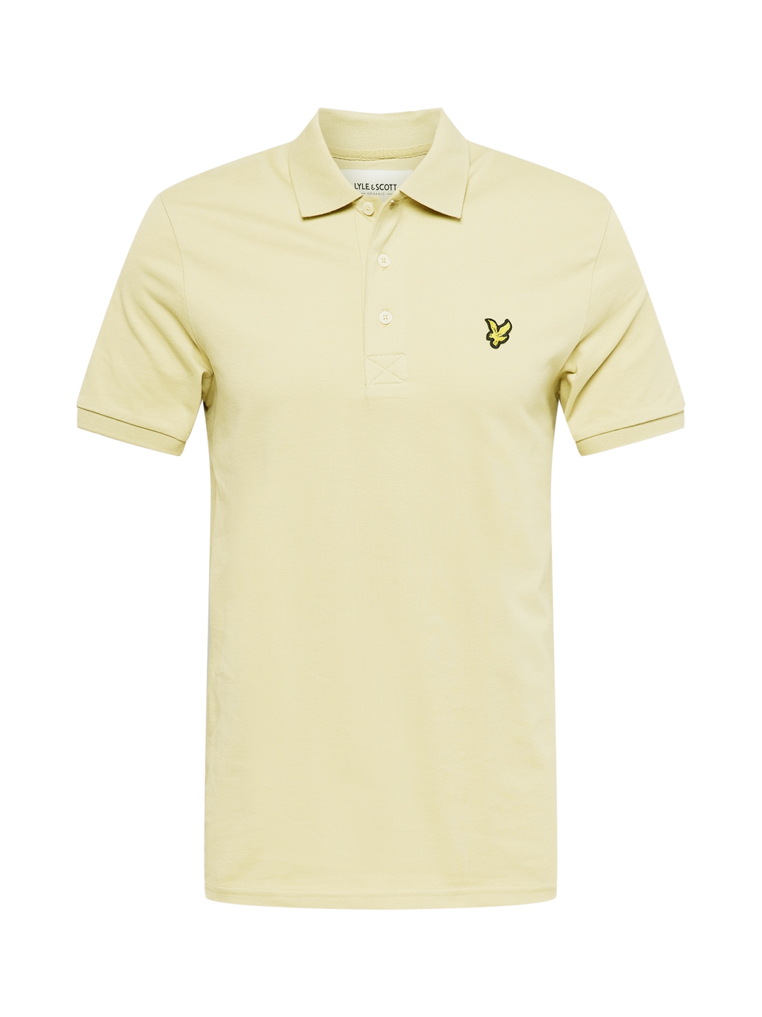 Lyle & Scott Majica 'Plain'  zlato-rumena / kaki / črna