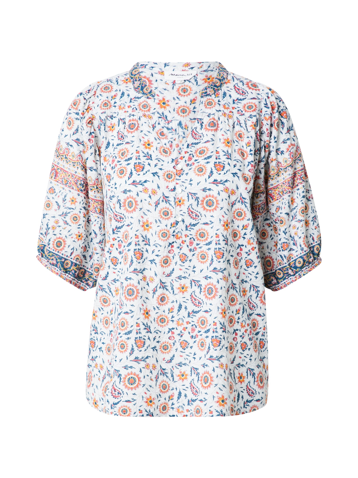 Maison 123 Bluza 'CONNIE'  mornarska / rumena / oranžna / bela