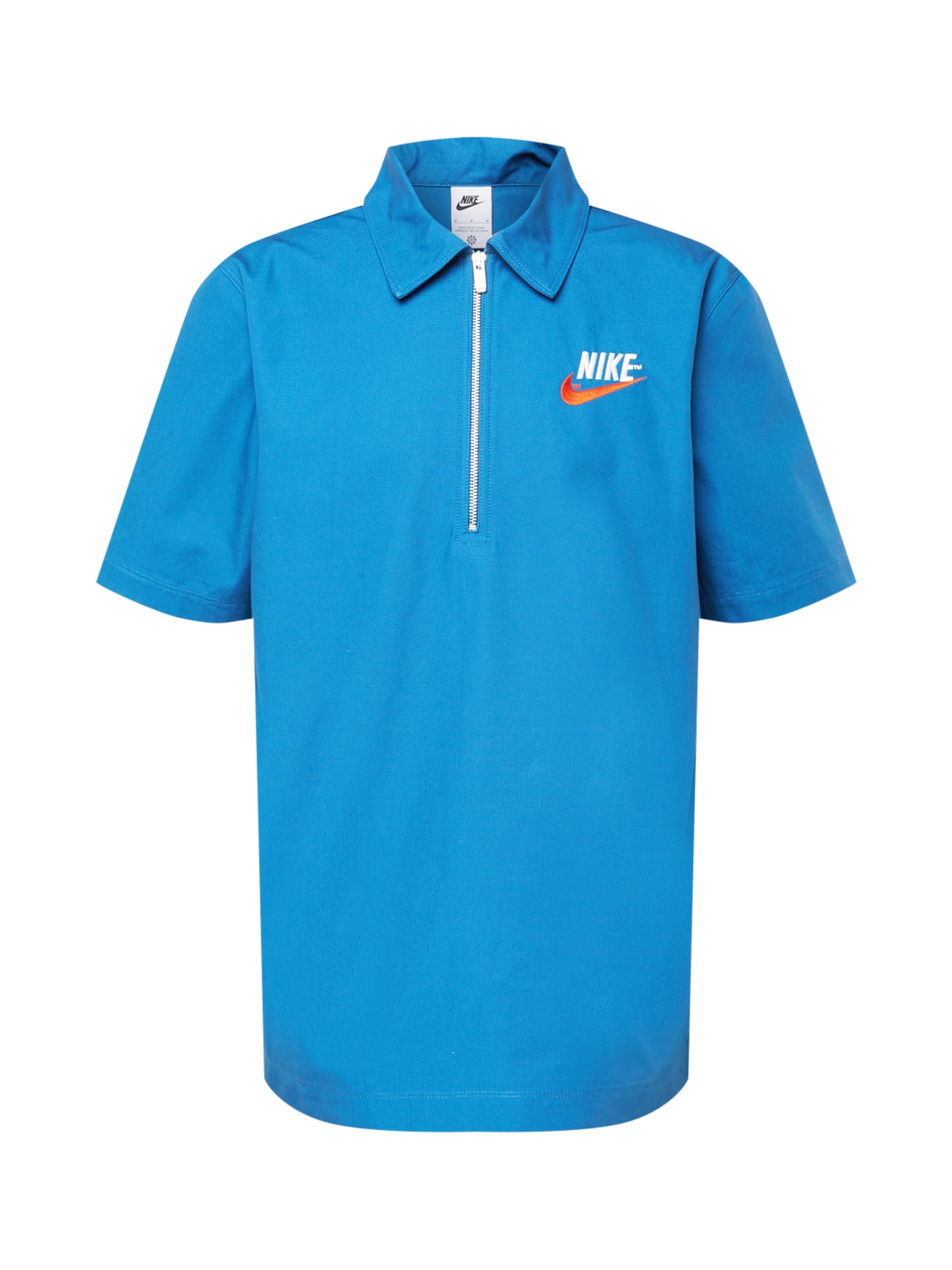 Nike Sportswear Majica  azur / svetlo rdeča / bela