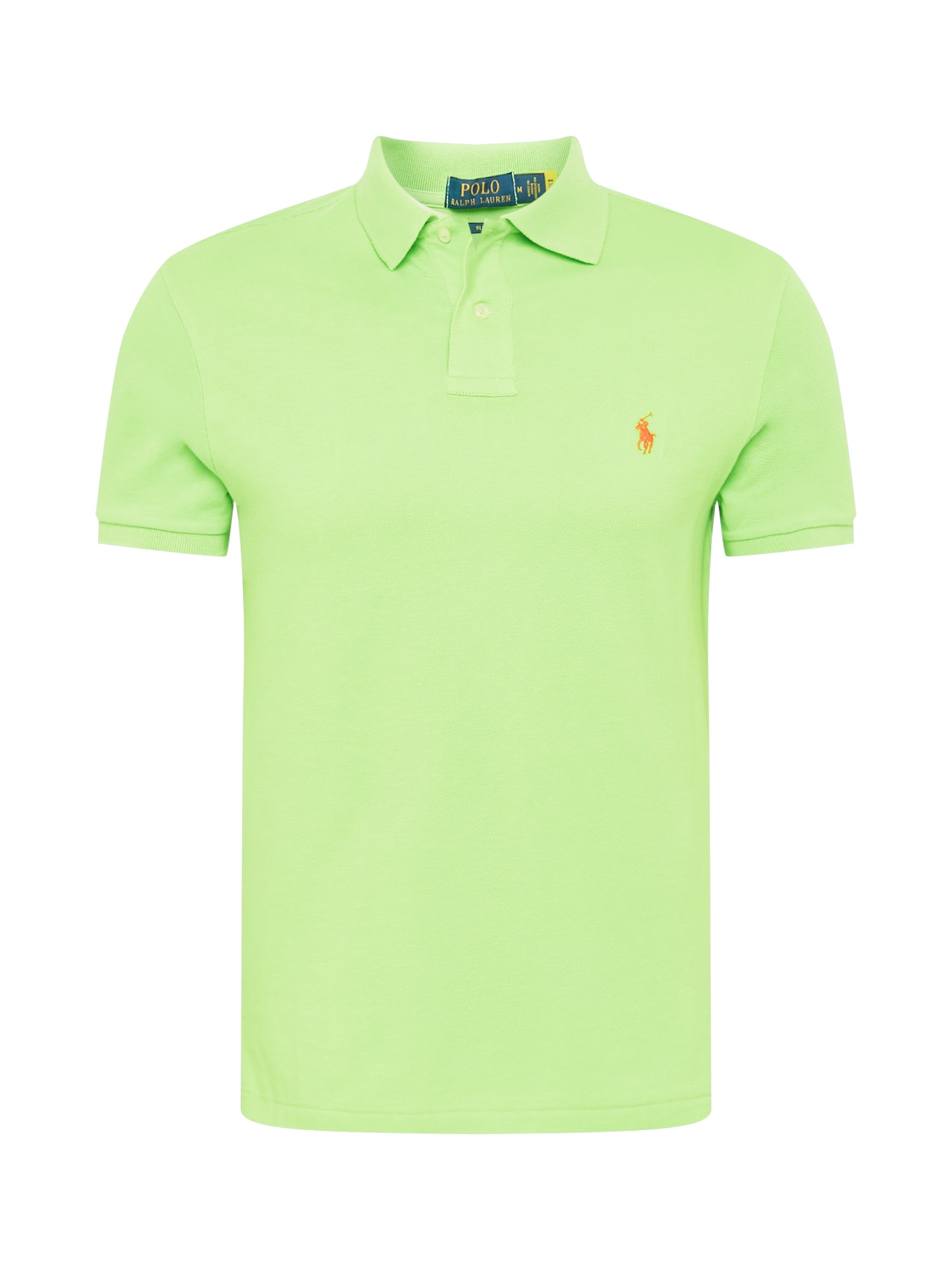 Polo Ralph Lauren Majica  svetlo zelena / oranžno rdeča