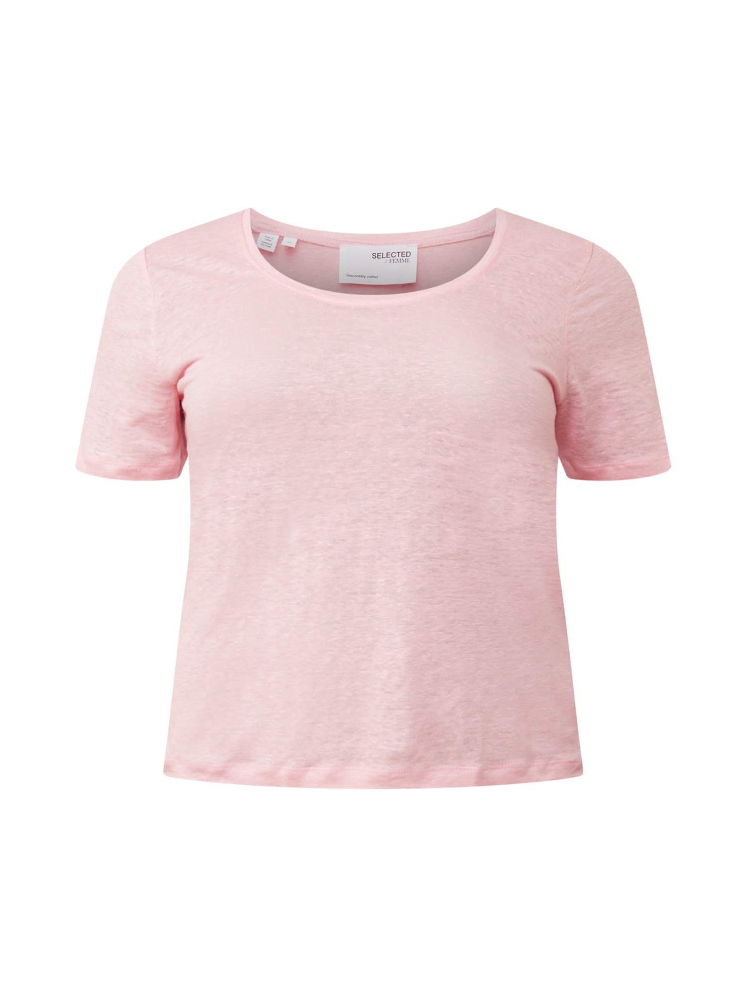 Selected Femme Curve Majica 'Linda'  svetlo roza