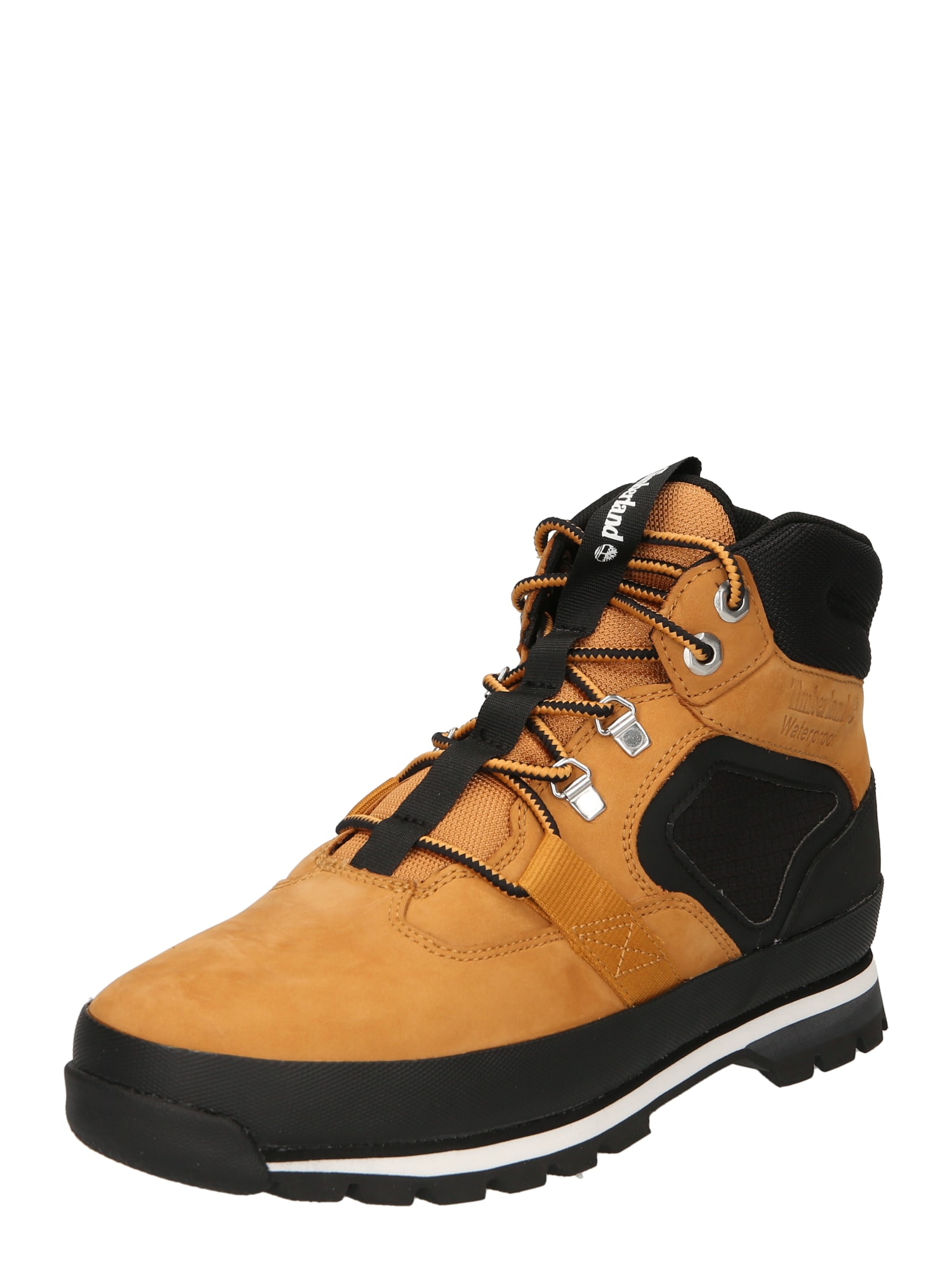 TIMBERLAND Gležnarji z vezalkami 'Euro Hiker'  karamel / črna