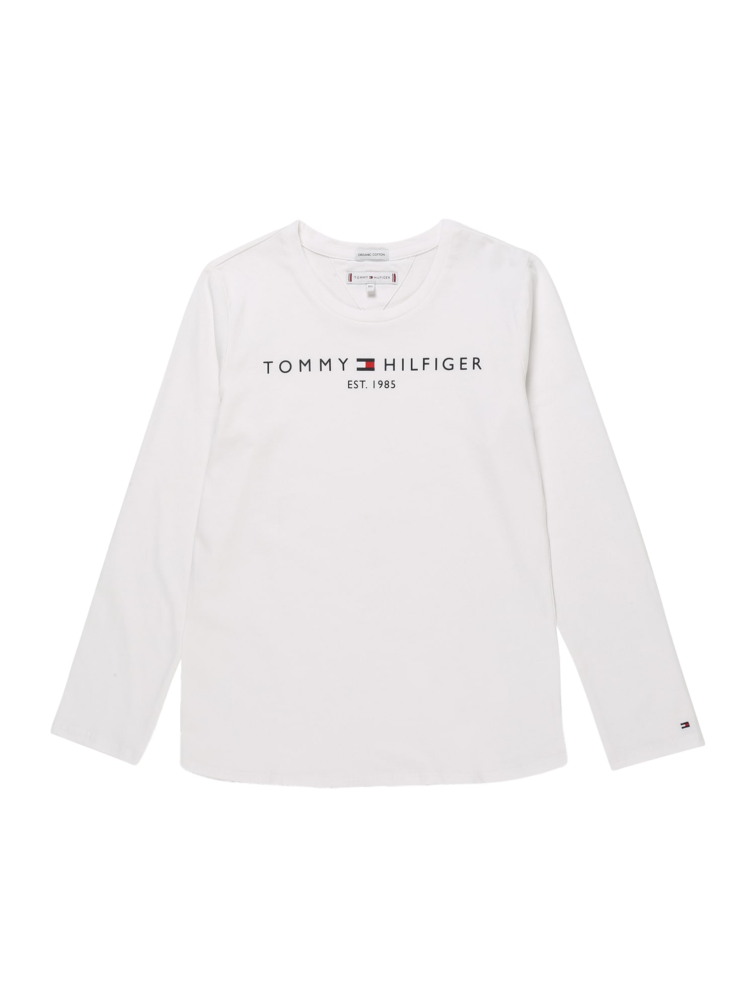 TOMMY HILFIGER Majica  mornarska / rdeča / bela