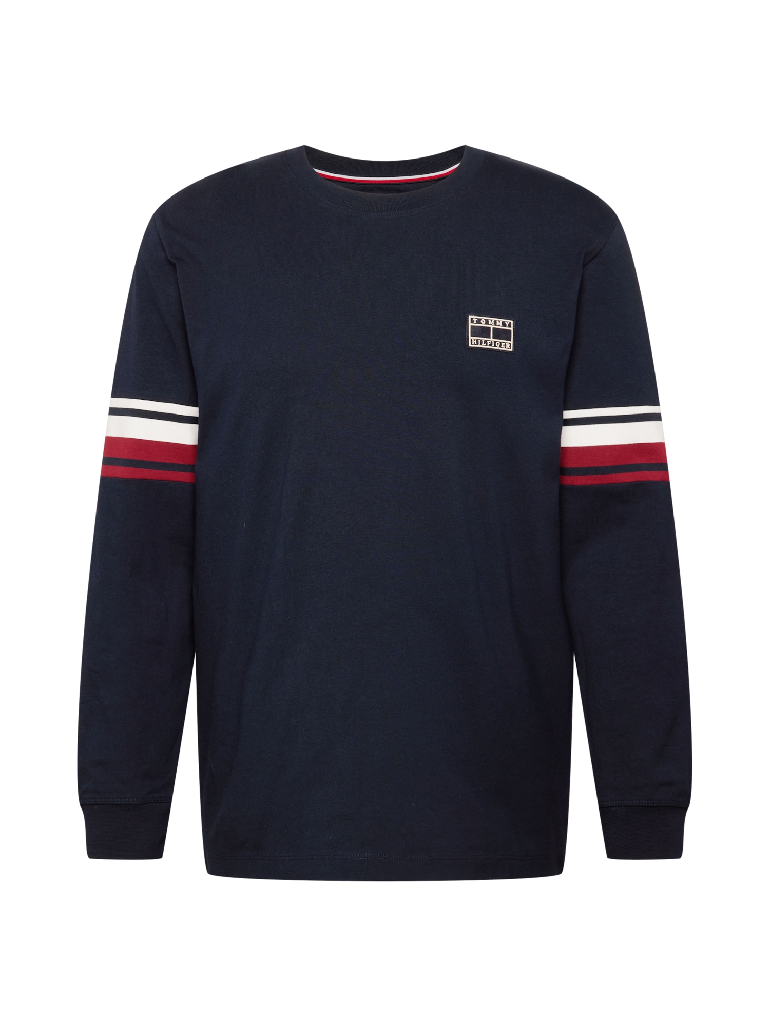 TOMMY HILFIGER Majica  temno modra / rdeča / bela