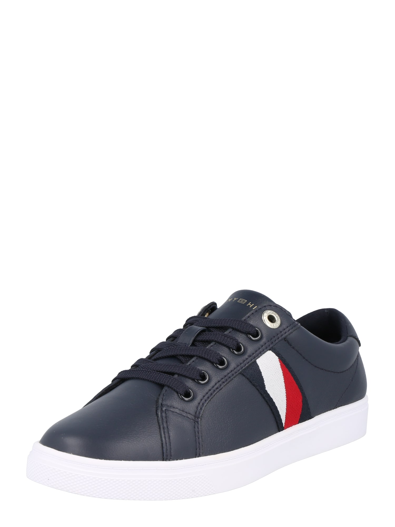 TOMMY HILFIGER Nizke superge  temno modra / rdeča / bela