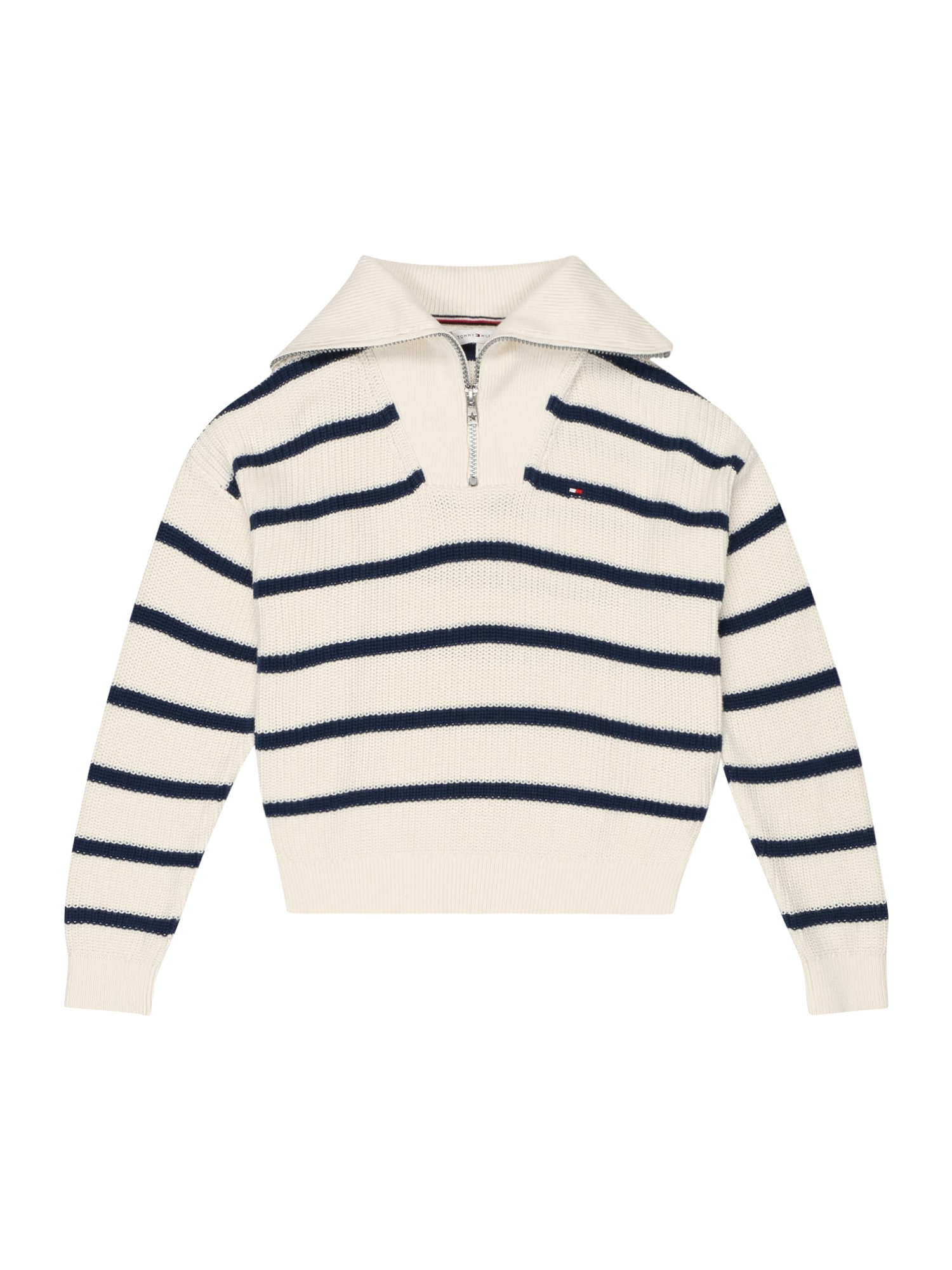 TOMMY HILFIGER Pulover  bež / modra