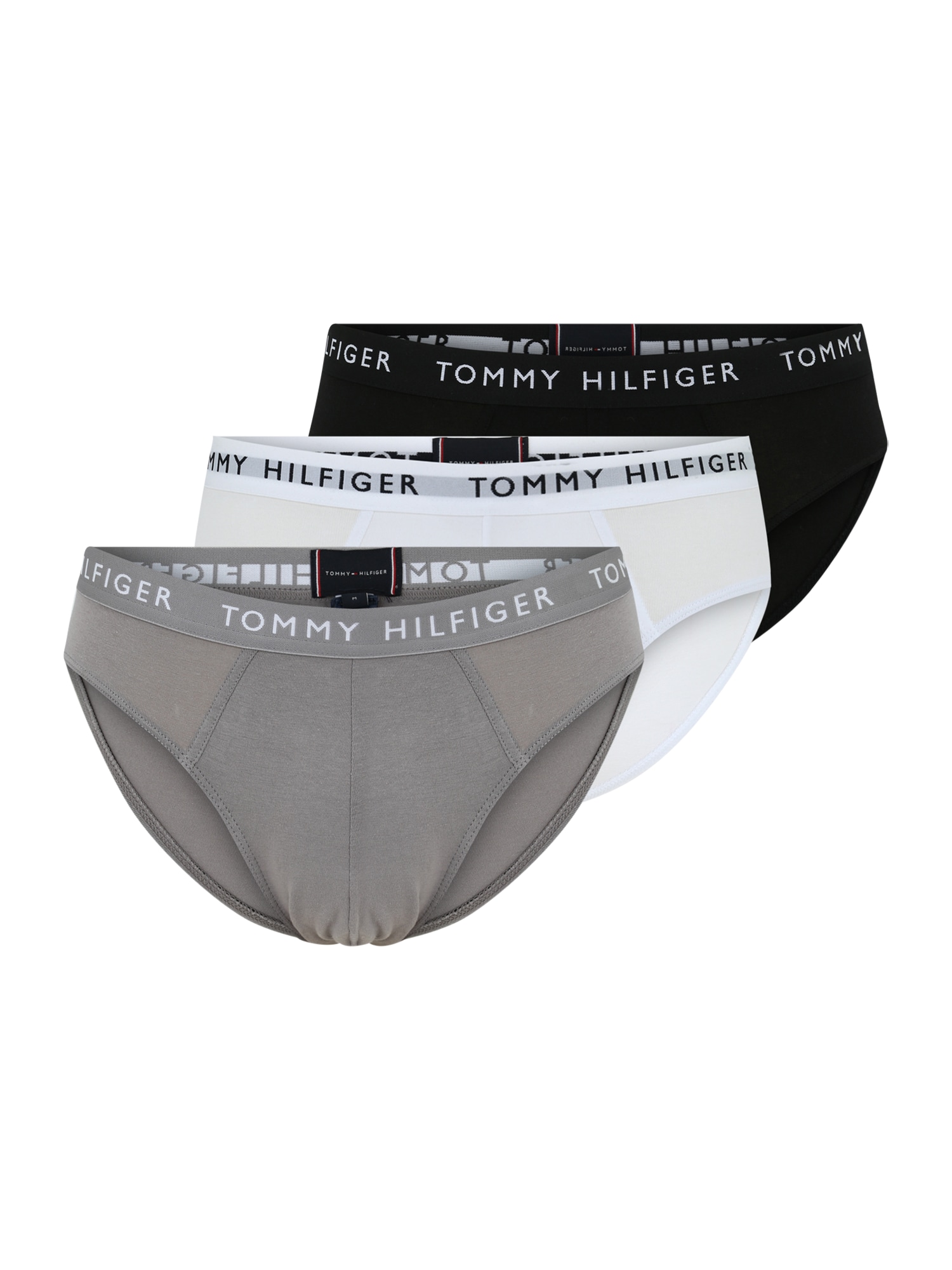 Tommy Hilfiger Underwear Spodnje hlačke  siva / črna / bela