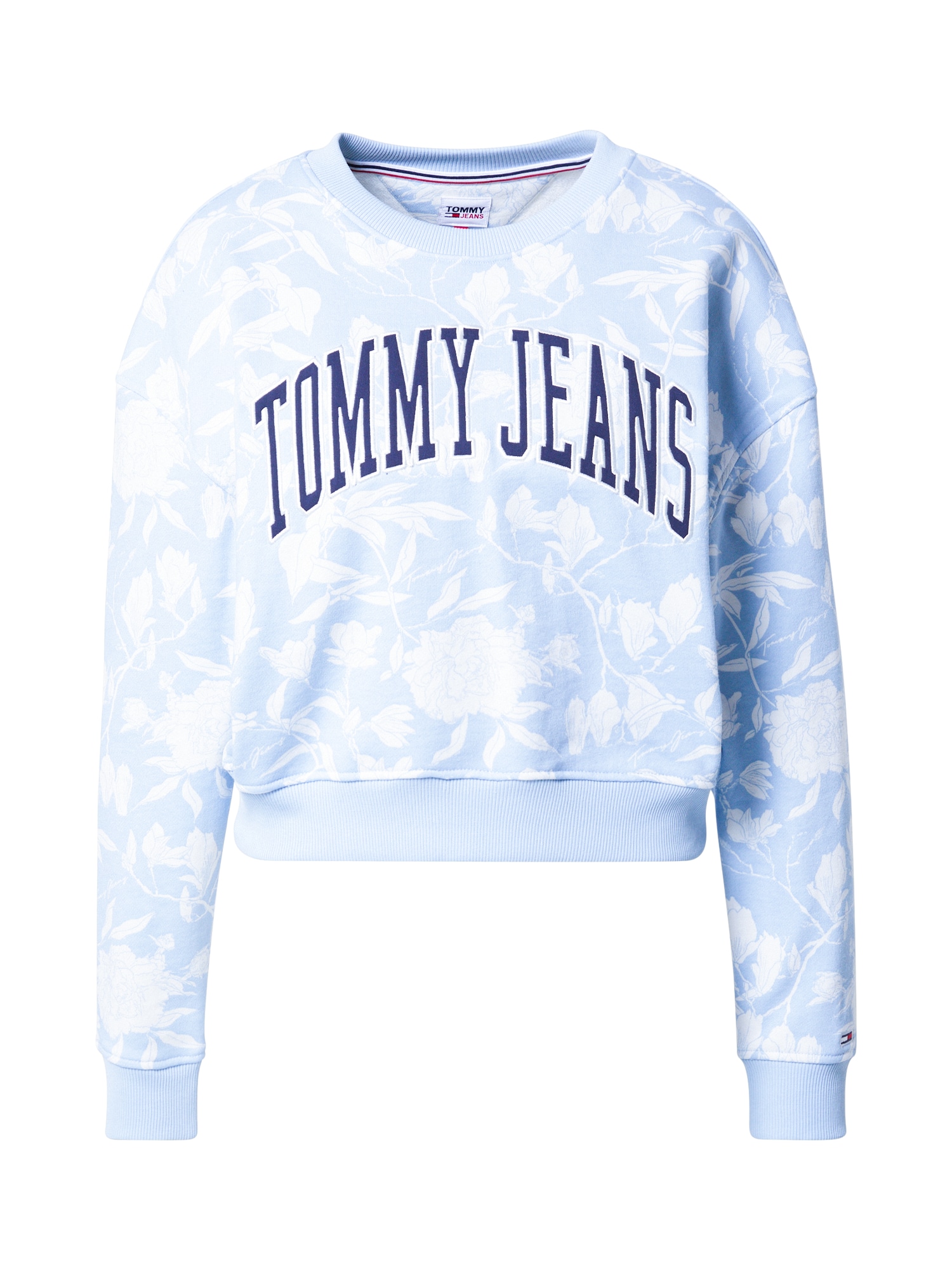 Tommy Jeans Majica  marine / svetlo modra / bela