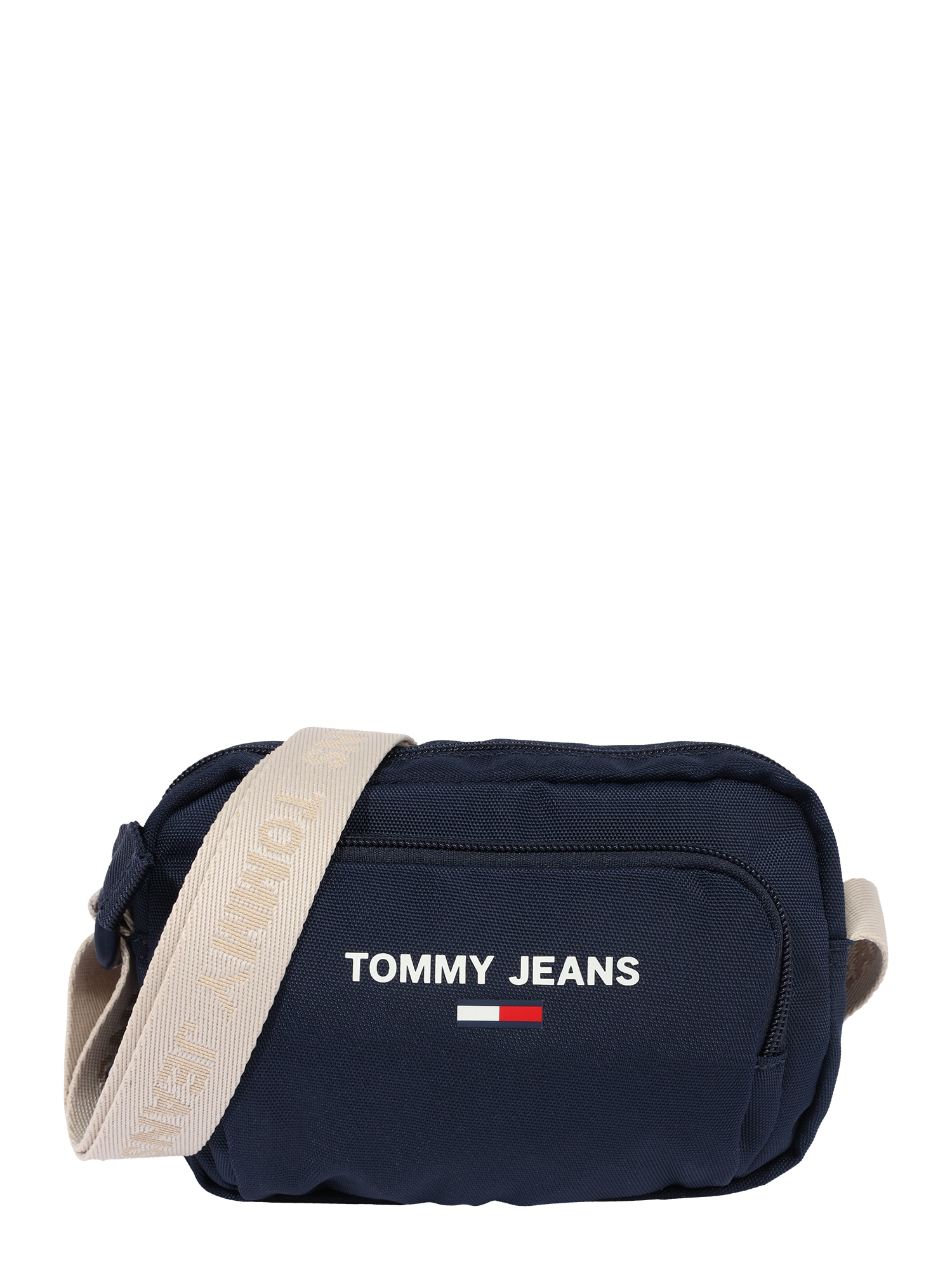 Tommy Jeans Torba za čez ramo  mornarska / ognjeno rdeča / bela