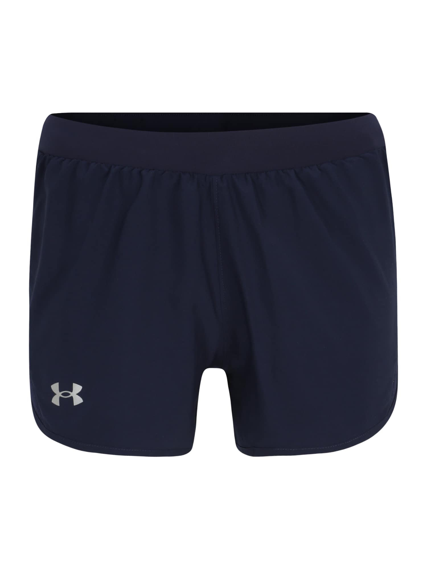 UNDER ARMOUR Športne hlače 'Fly By'  temno modra / bela