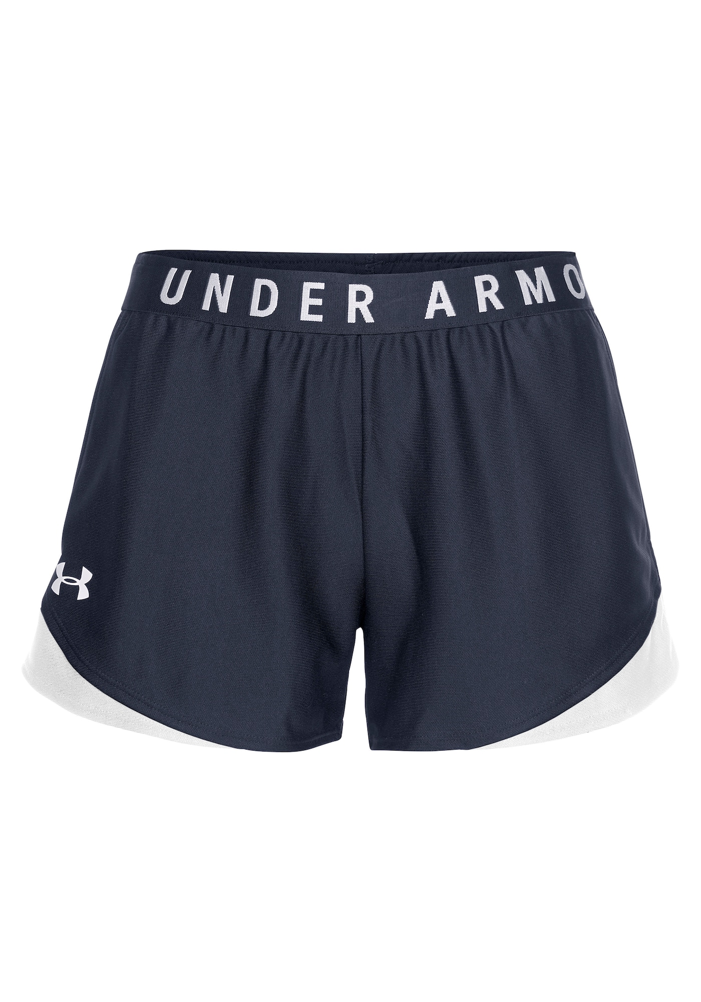 UNDER ARMOUR Športne hlače 'Play Up'  temno modra / bela