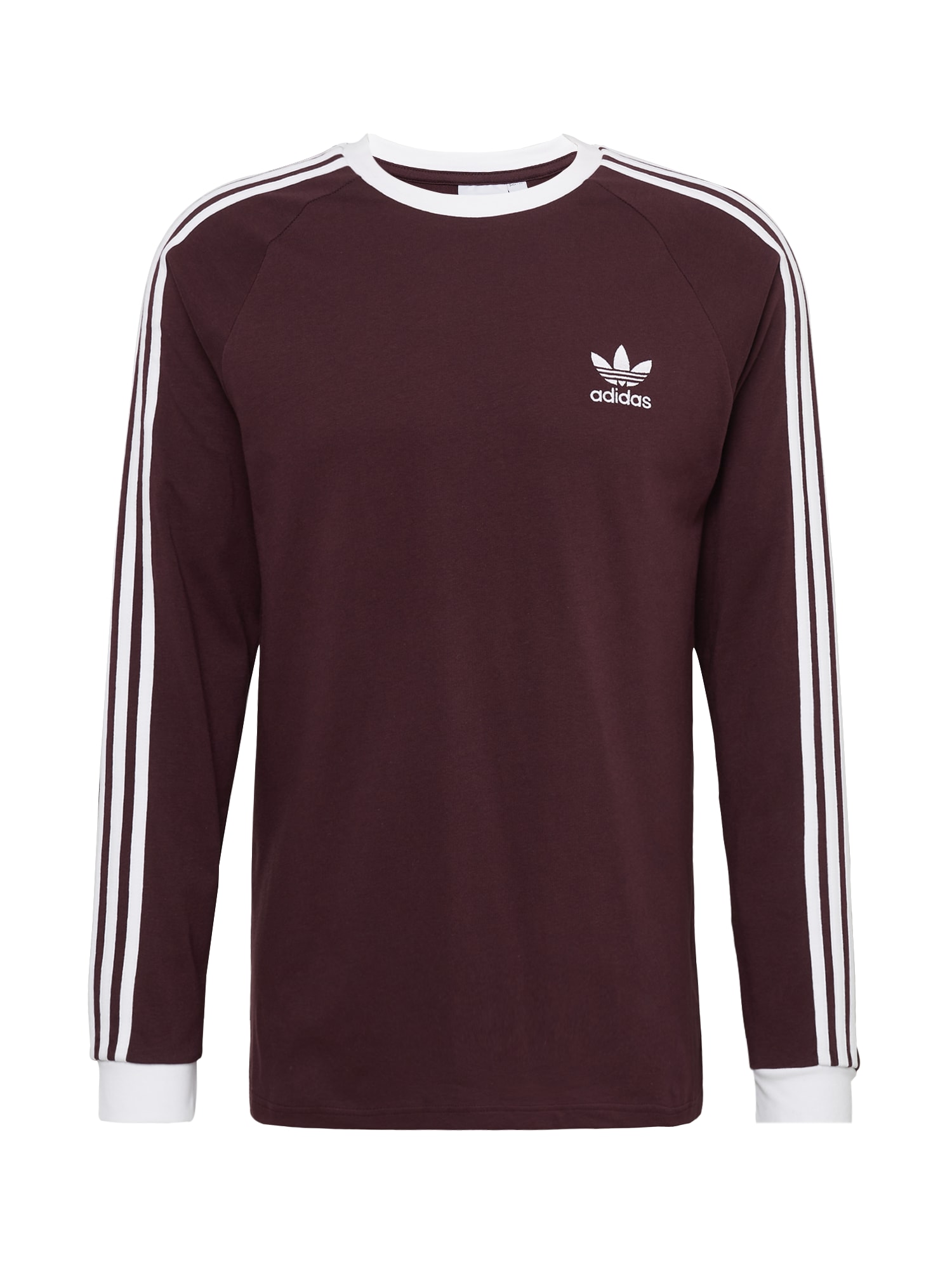 ADIDAS ORIGINALS Majica  burgund / bela