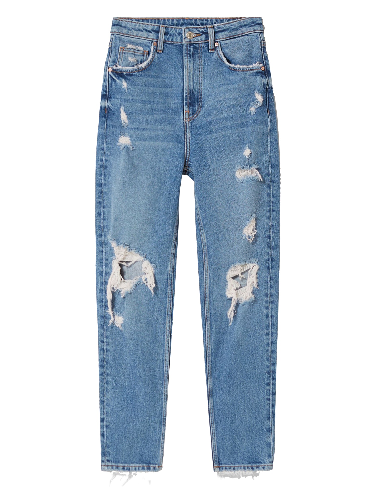 Bershka Kavbojke  moder denim