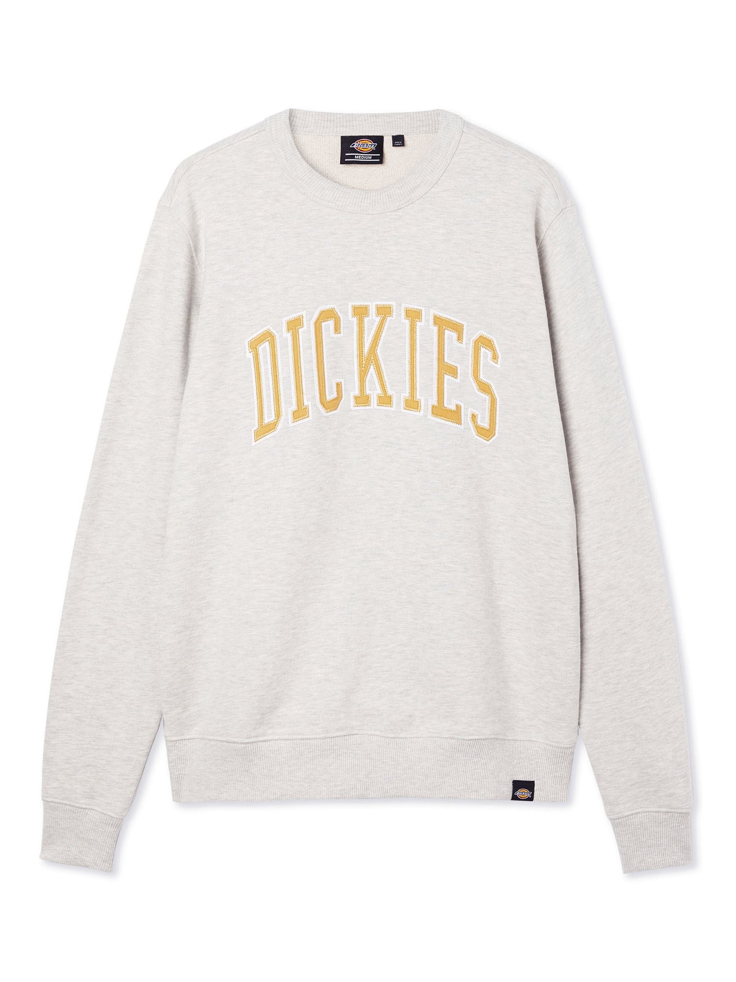 DICKIES Majica 'AITKIN'  rumena / svetlo siva