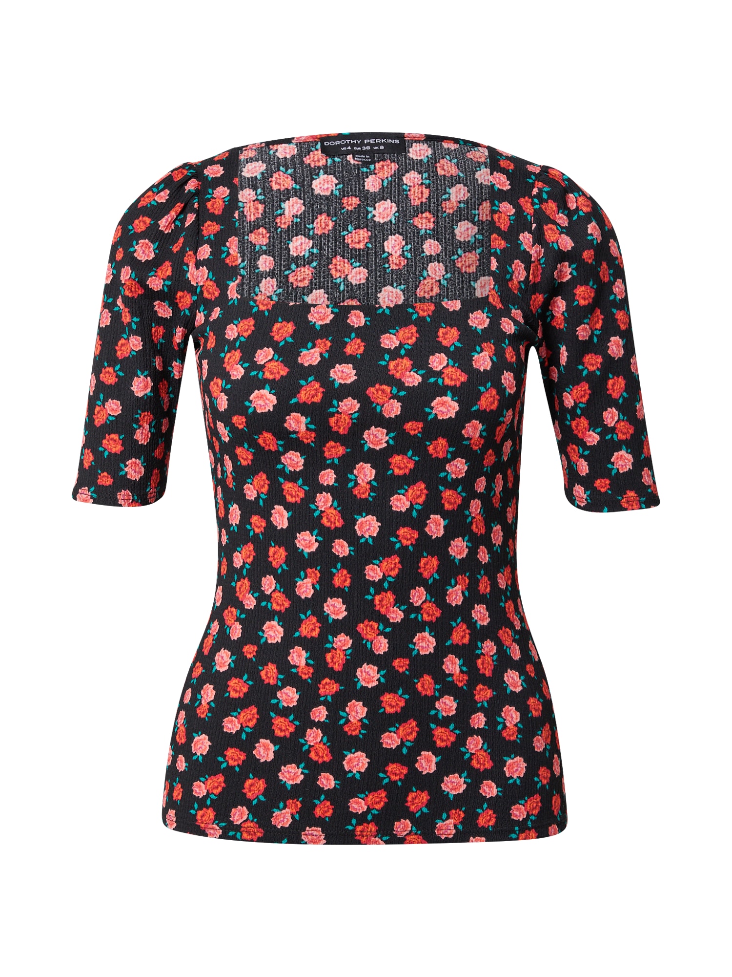 Dorothy Perkins Bluza  zelena / staro roza / svetlo rdeča / črna