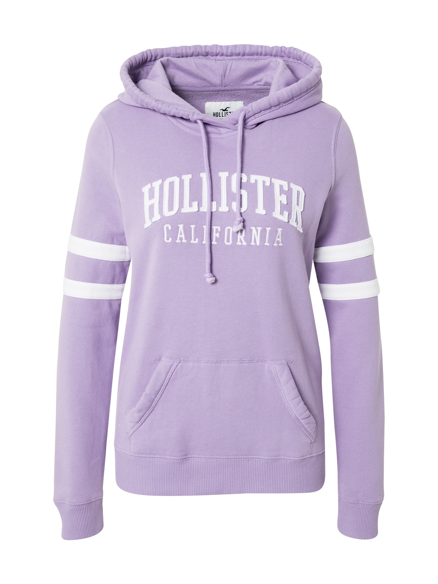 HOLLISTER Majica  sivka / bela