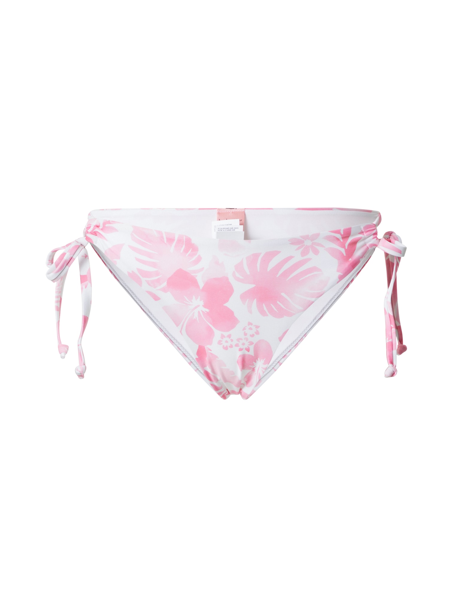 Hunkemöller Bikini hlačke 'Tropical'  svetlo roza / bela