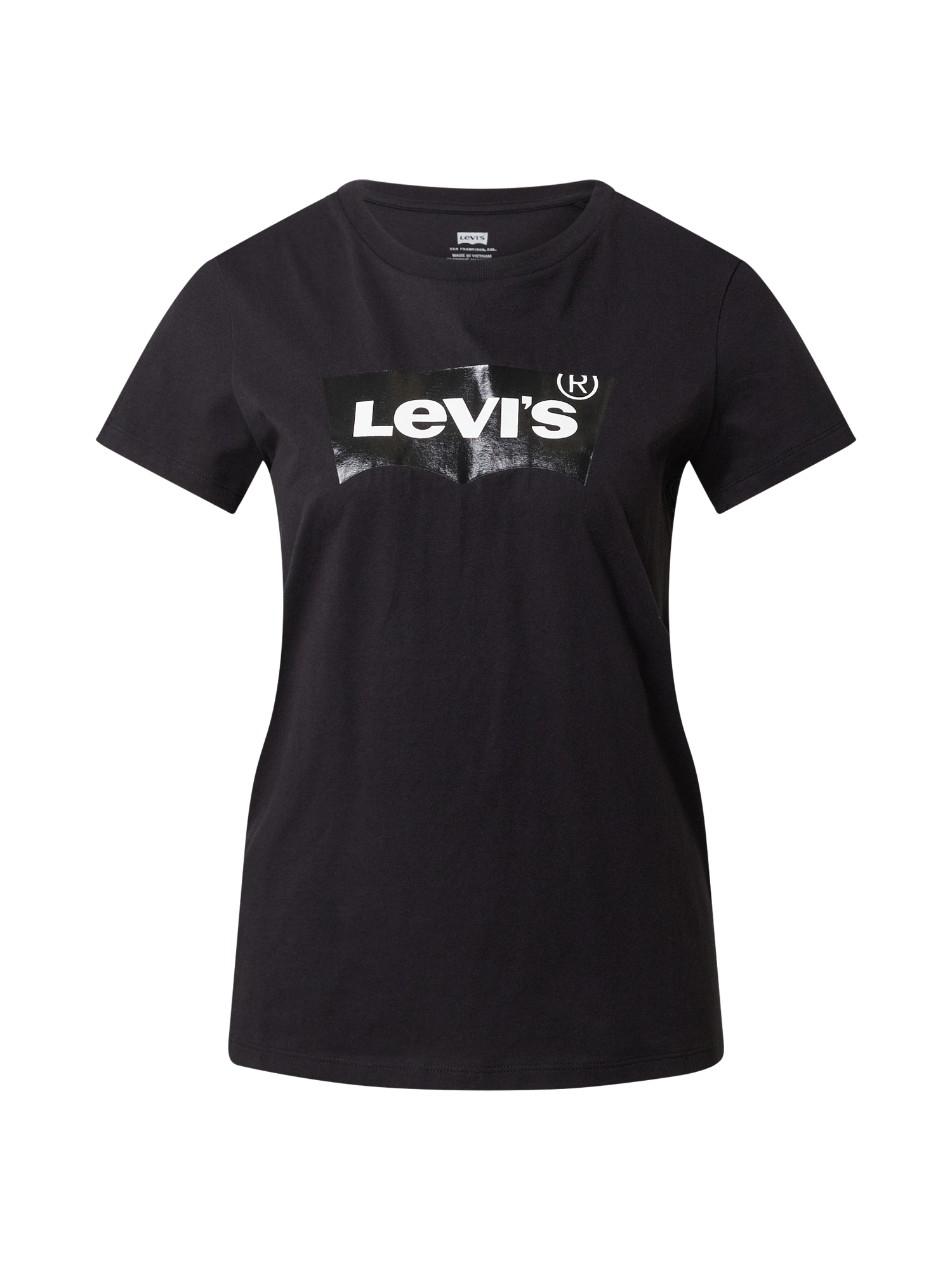 LEVI'S Majica  črna / bela