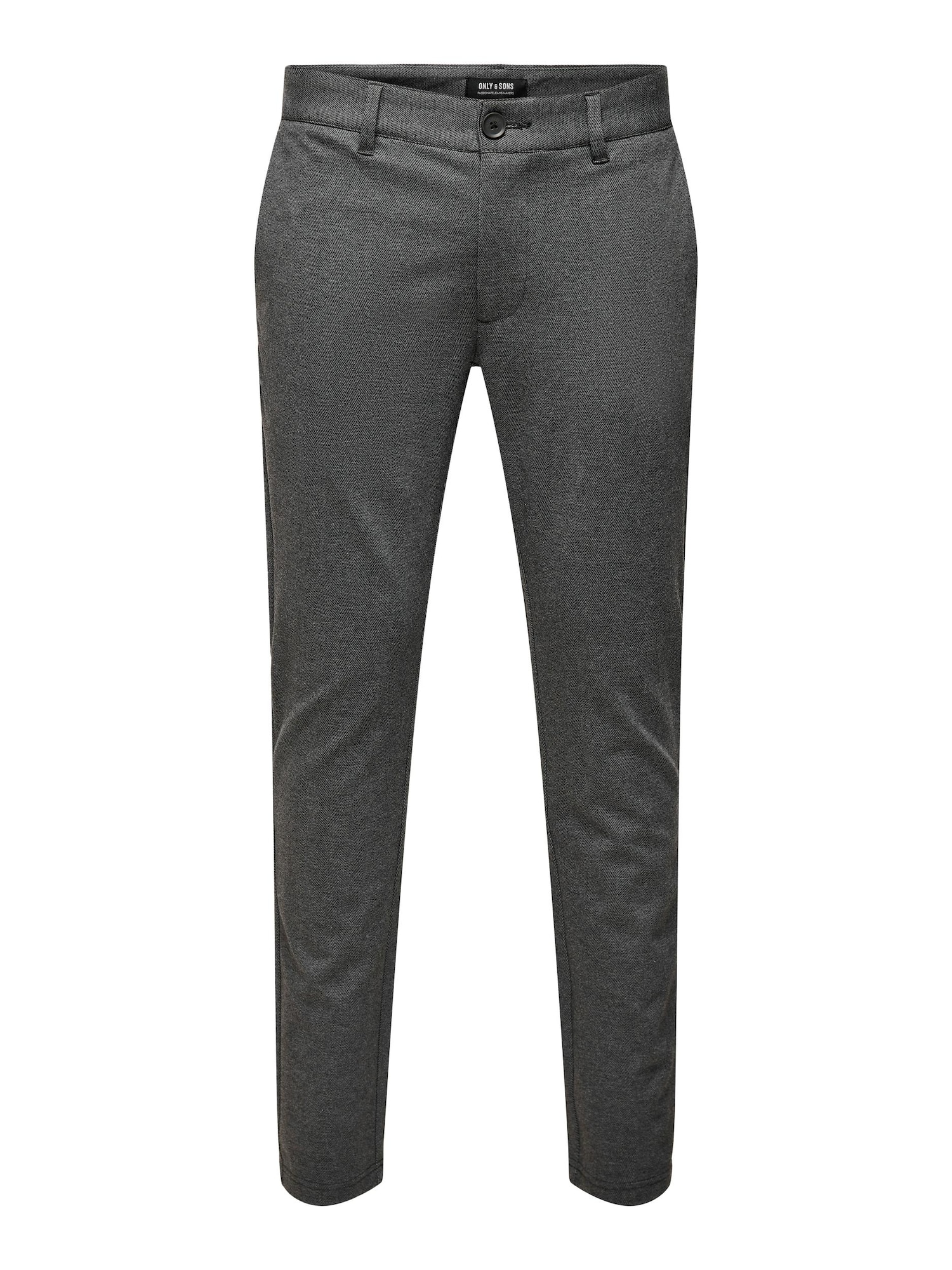 Only & Sons Chino hlače 'Mark'  črna / bela