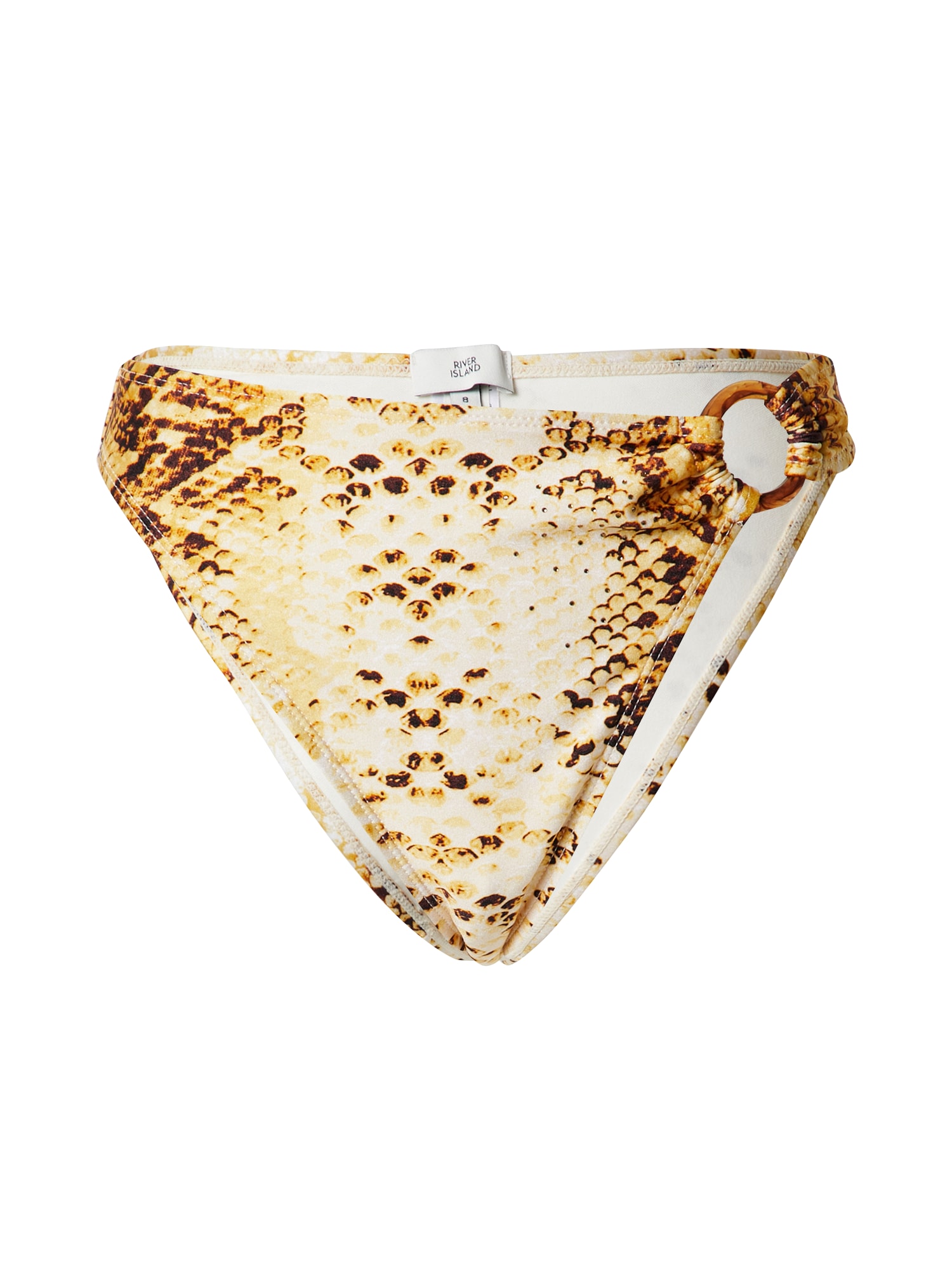 River Island Bikini hlačke  bež / rjava / rumena