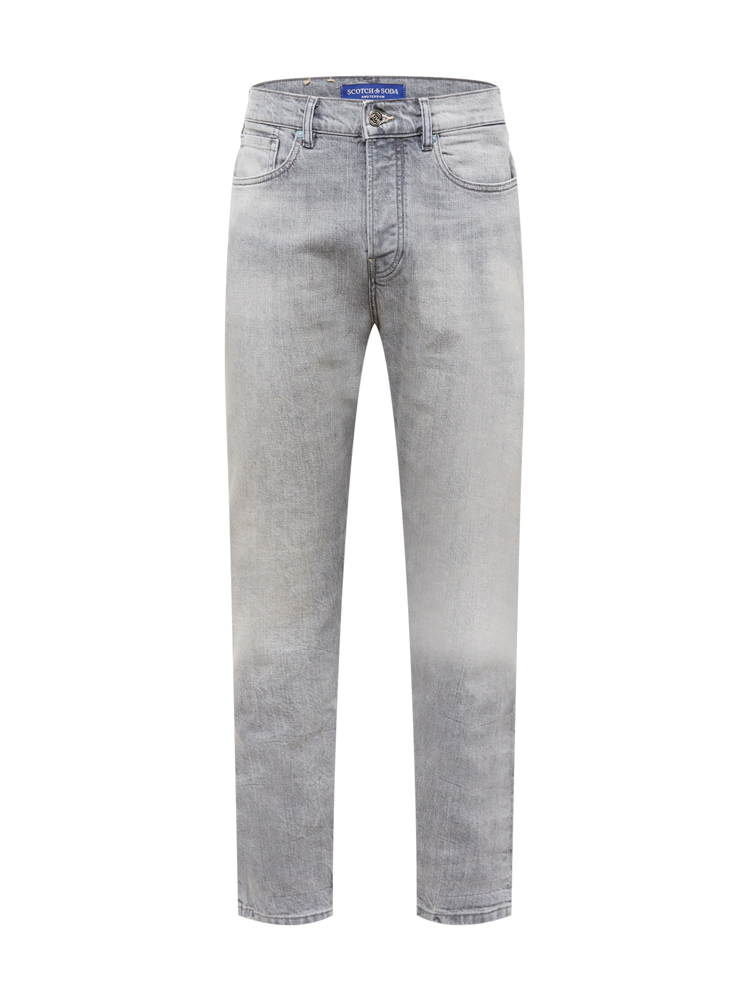 SCOTCH & SODA Kavbojke 'The Drop'  siv denim