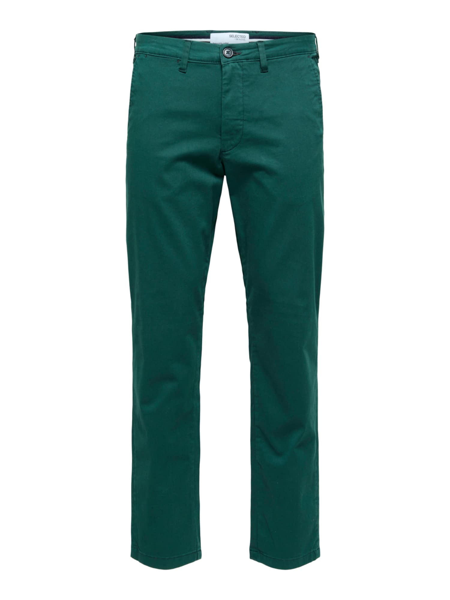 SELECTED HOMME Chino hlače 'Miles'  temno zelena