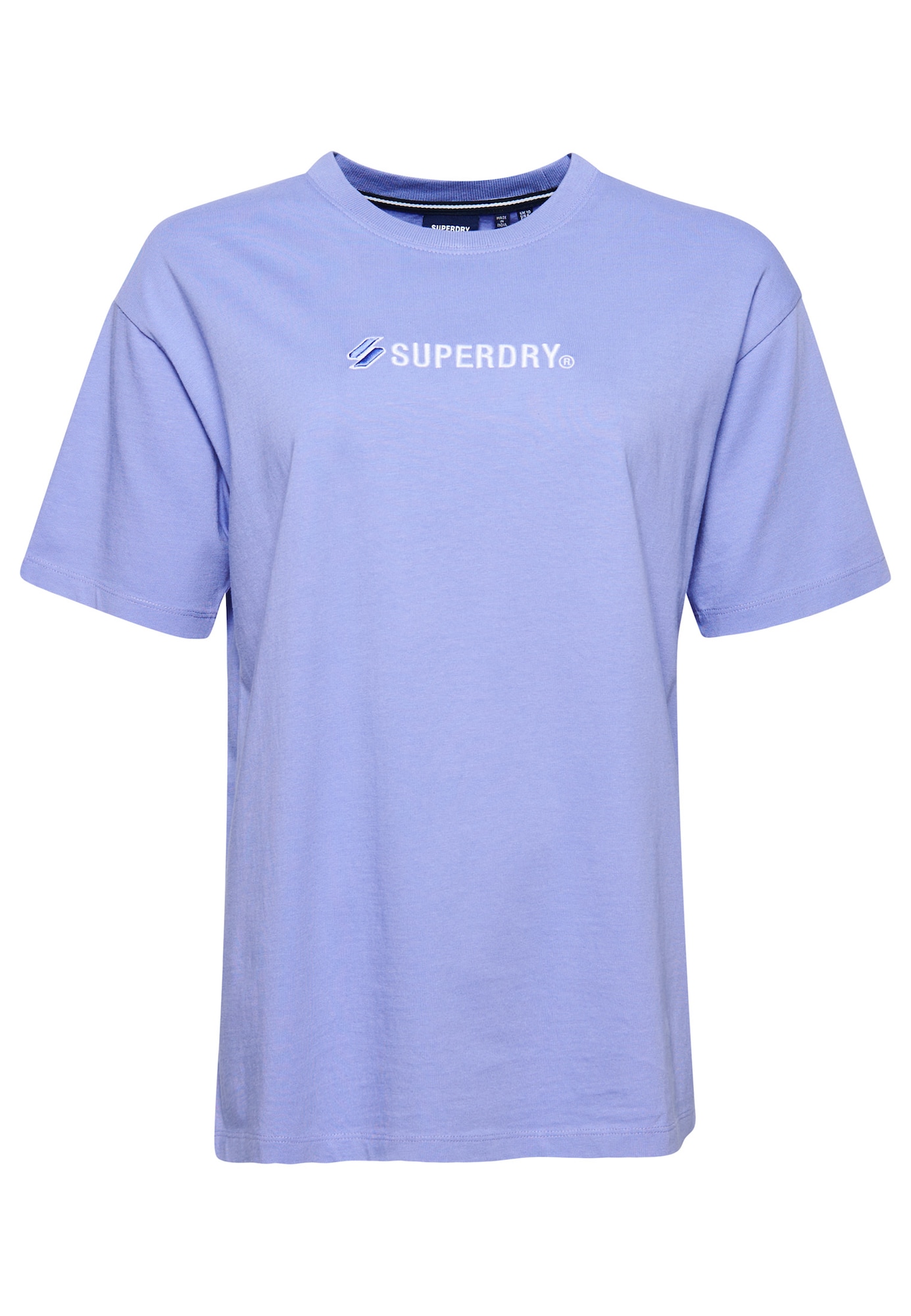 Superdry Majica  modra / bela