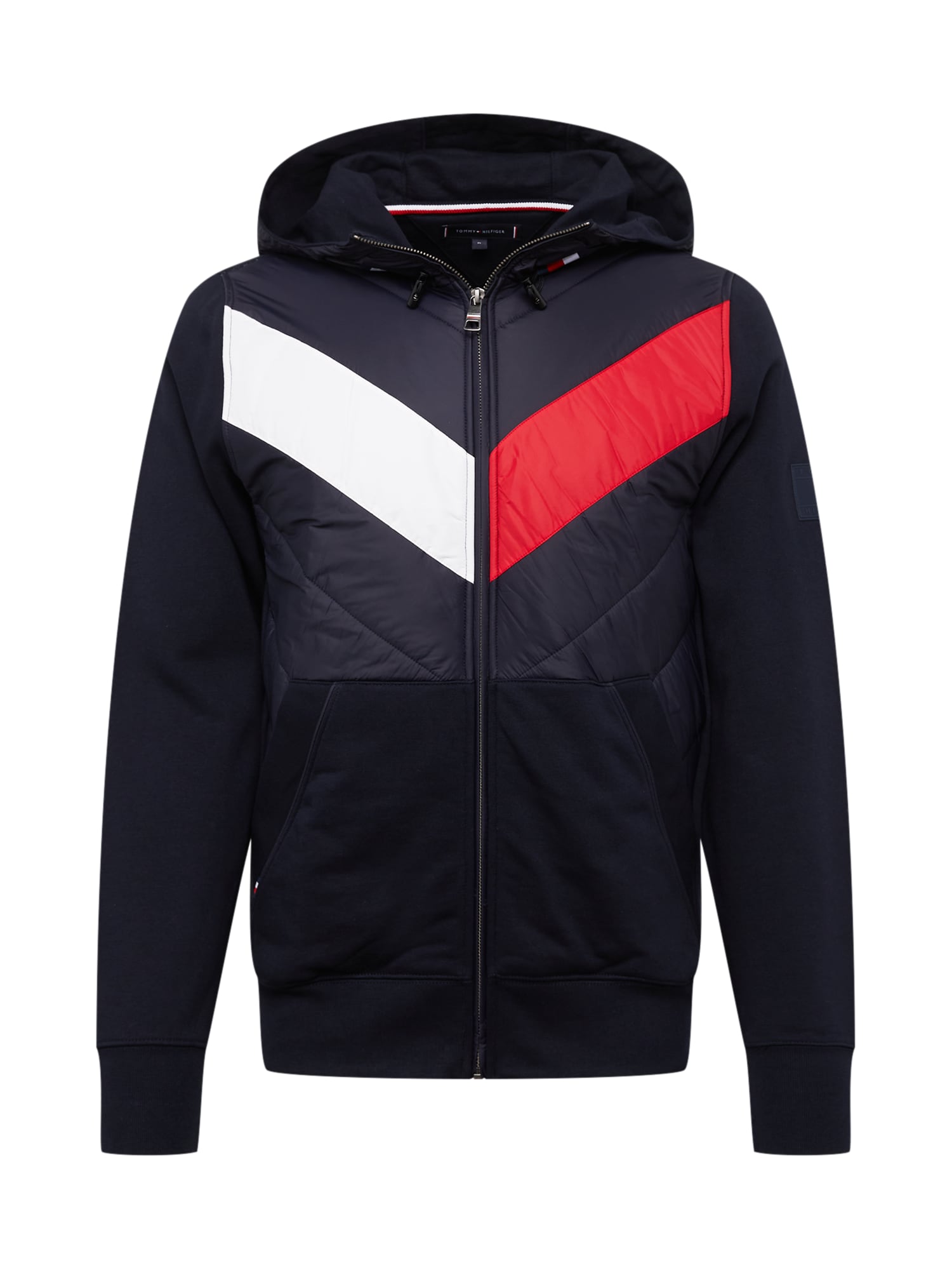 TOMMY HILFIGER Jopa na zadrgo  mornarska / rdeča / bela