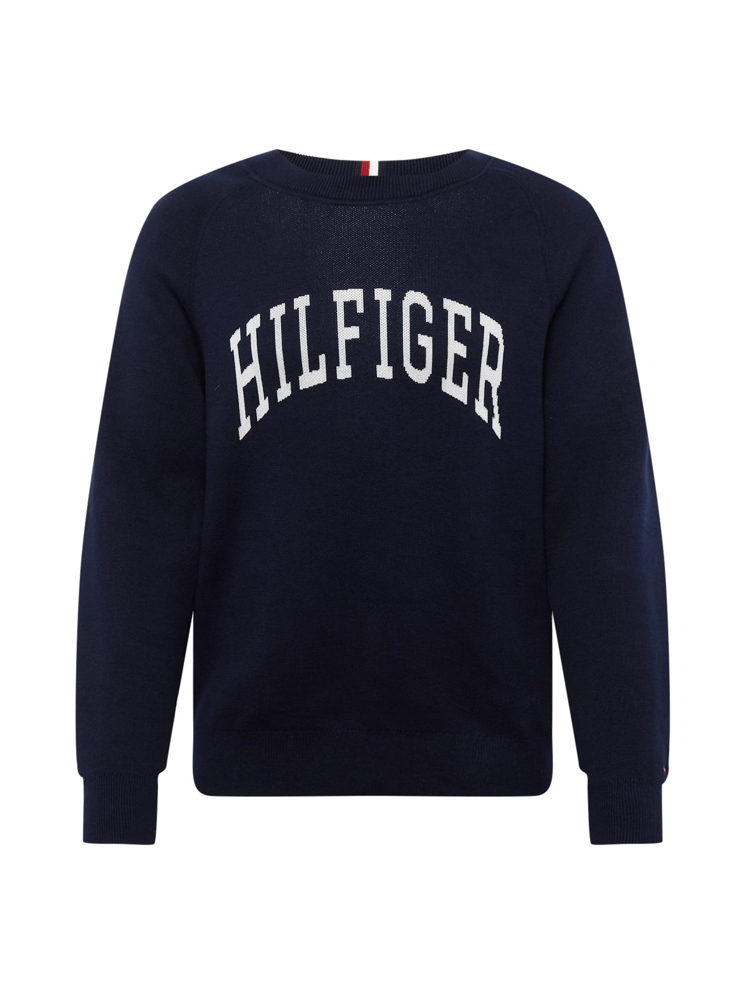 TOMMY HILFIGER Majica 'VARSITY'  temno modra / bela