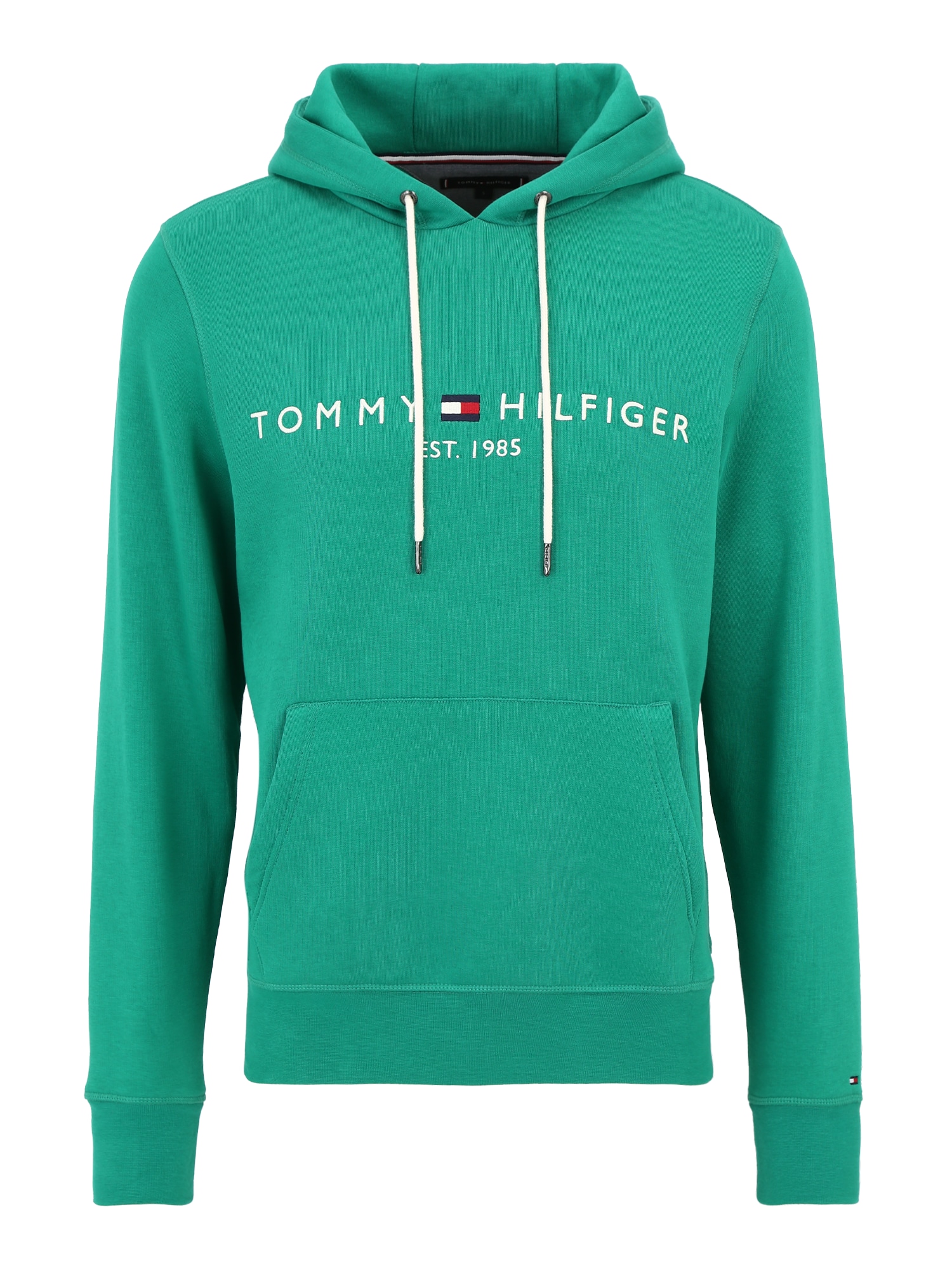 TOMMY HILFIGER Majica  mornarska / zelena / rdeča / bela