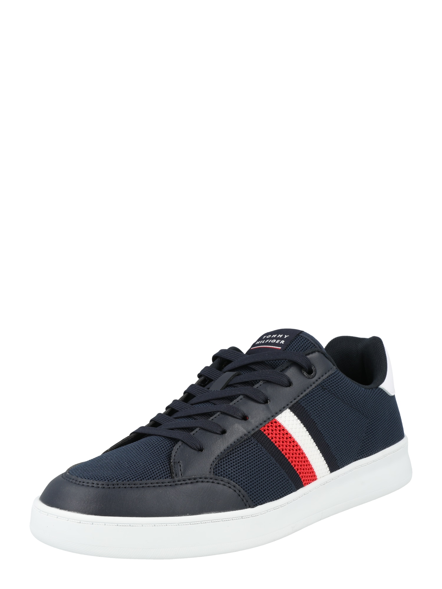 TOMMY HILFIGER Nizke superge  temno modra / rdeča / bela