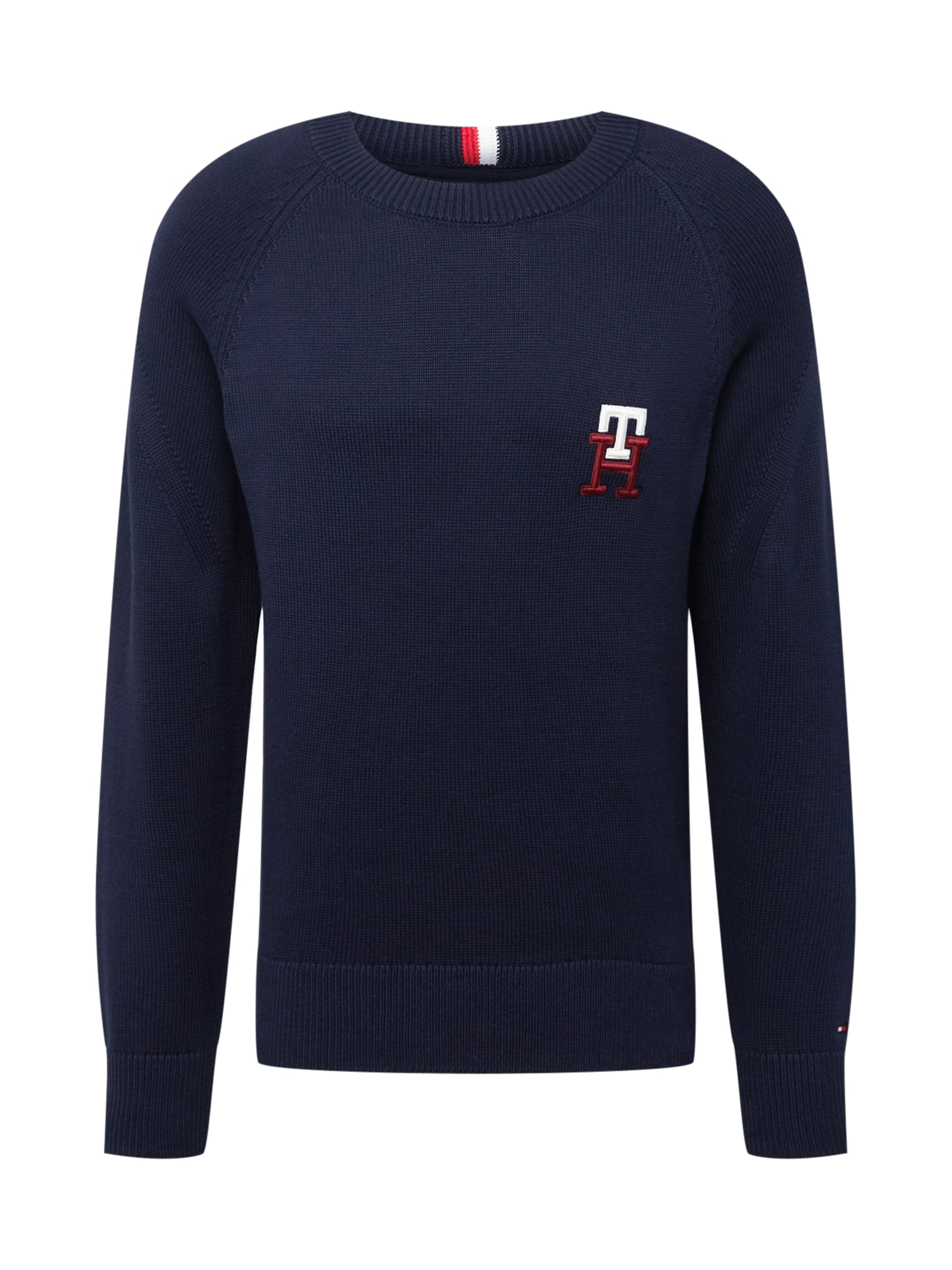 TOMMY HILFIGER Pulover  marine / rdeča / bela